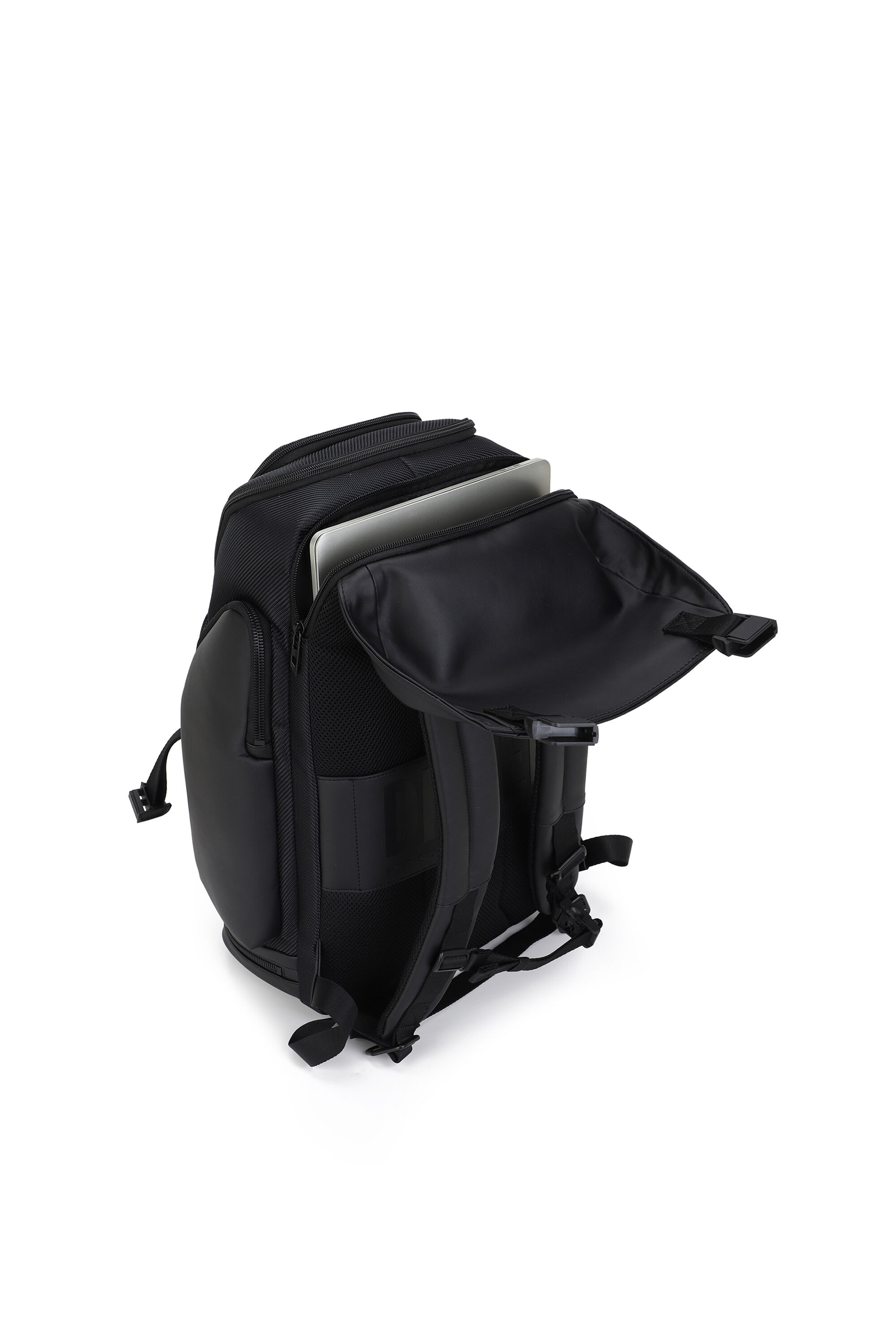 Diesel - DIESEL CARBON FIBER BACKPACK-BLACK  DSB0, Zaino business funzionale Unisex in Nero - 6