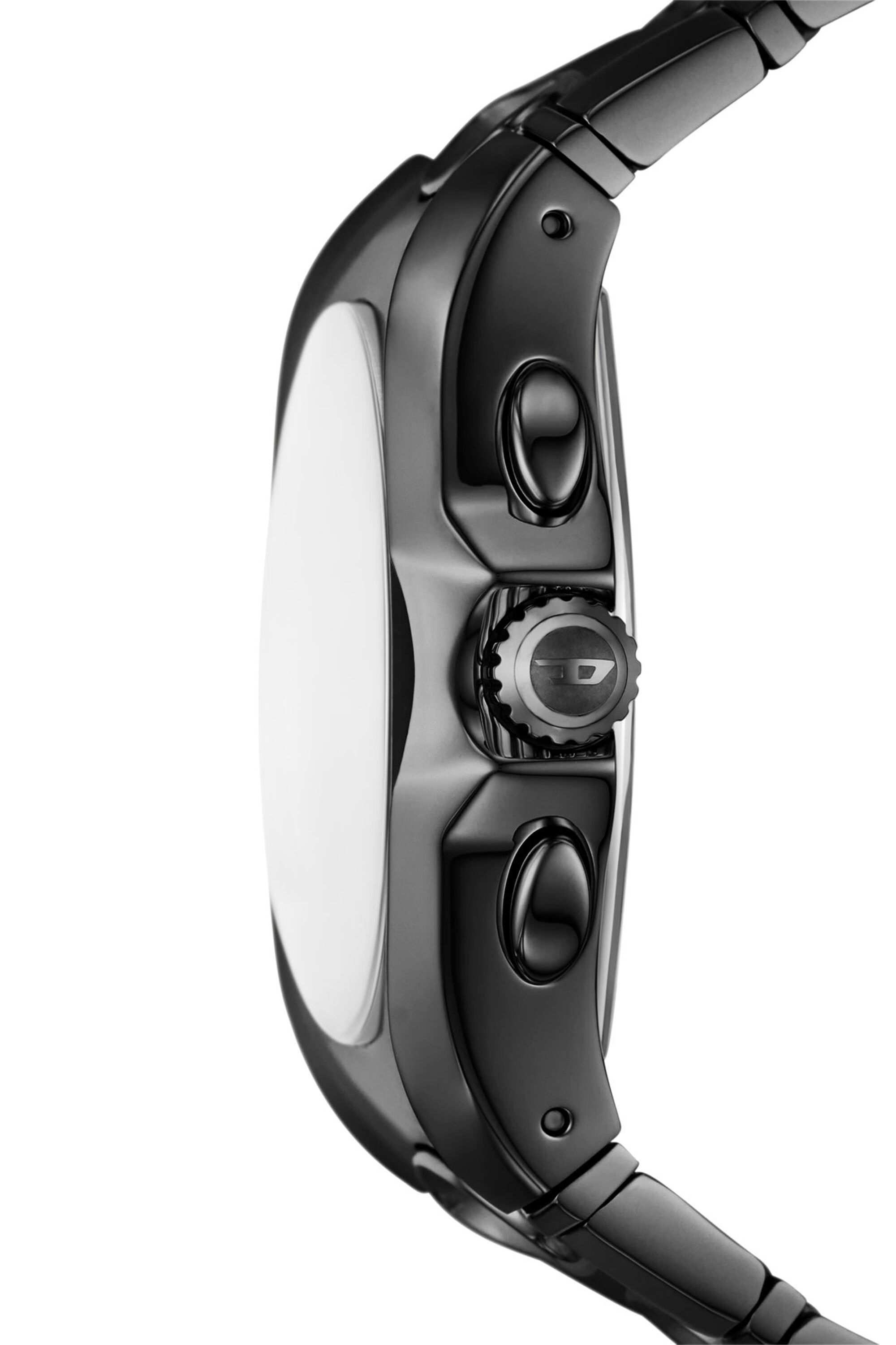 Diesel - DZ4696 WATCH, Orologio D-Curve in acciaio inossidabile nero Uomo in Nero - 3