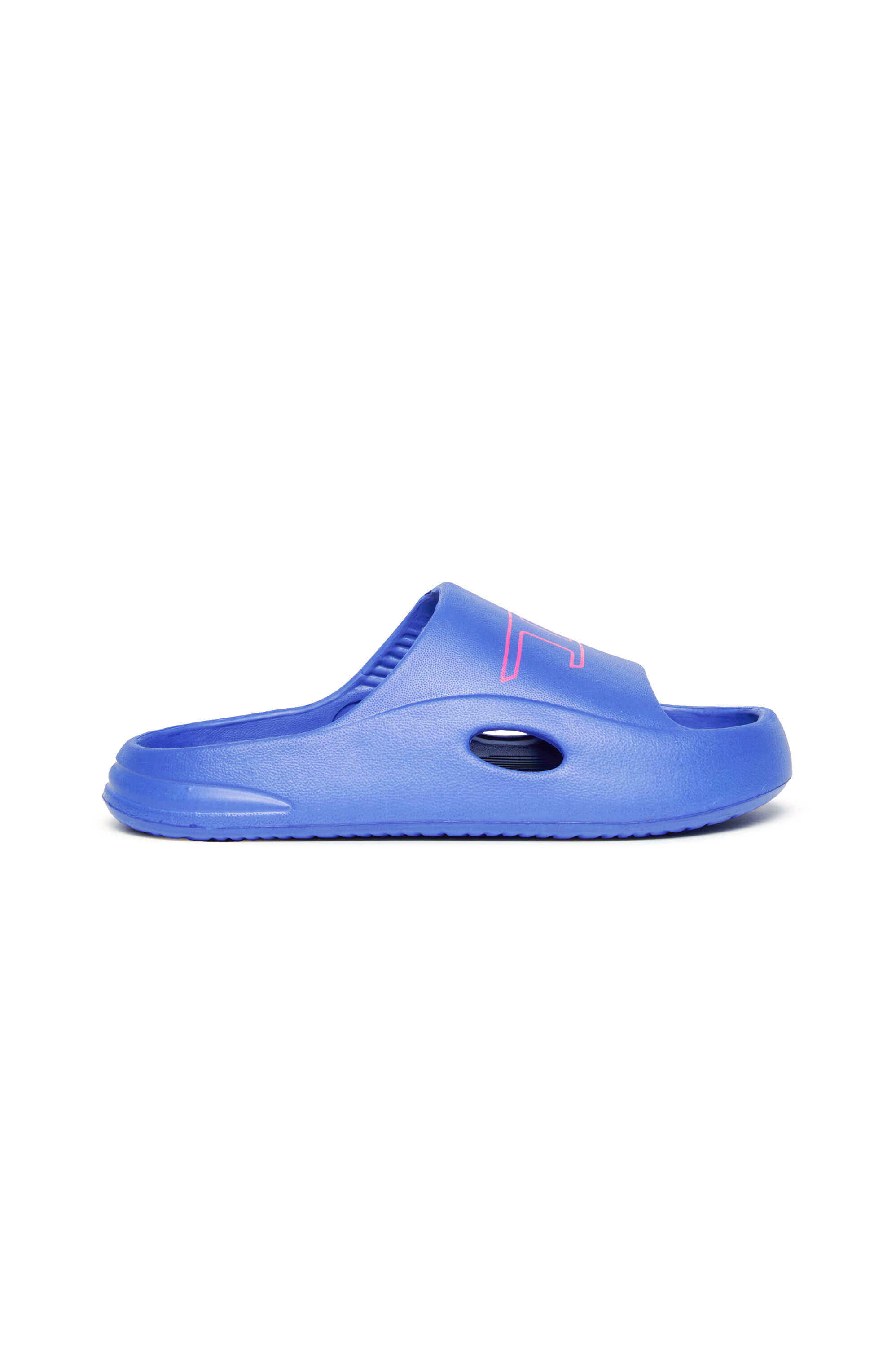 Diesel - SA-CHUNCKY D, Ciabatte da piscina in EVA con logo stampato Unisex in Blu - 1
