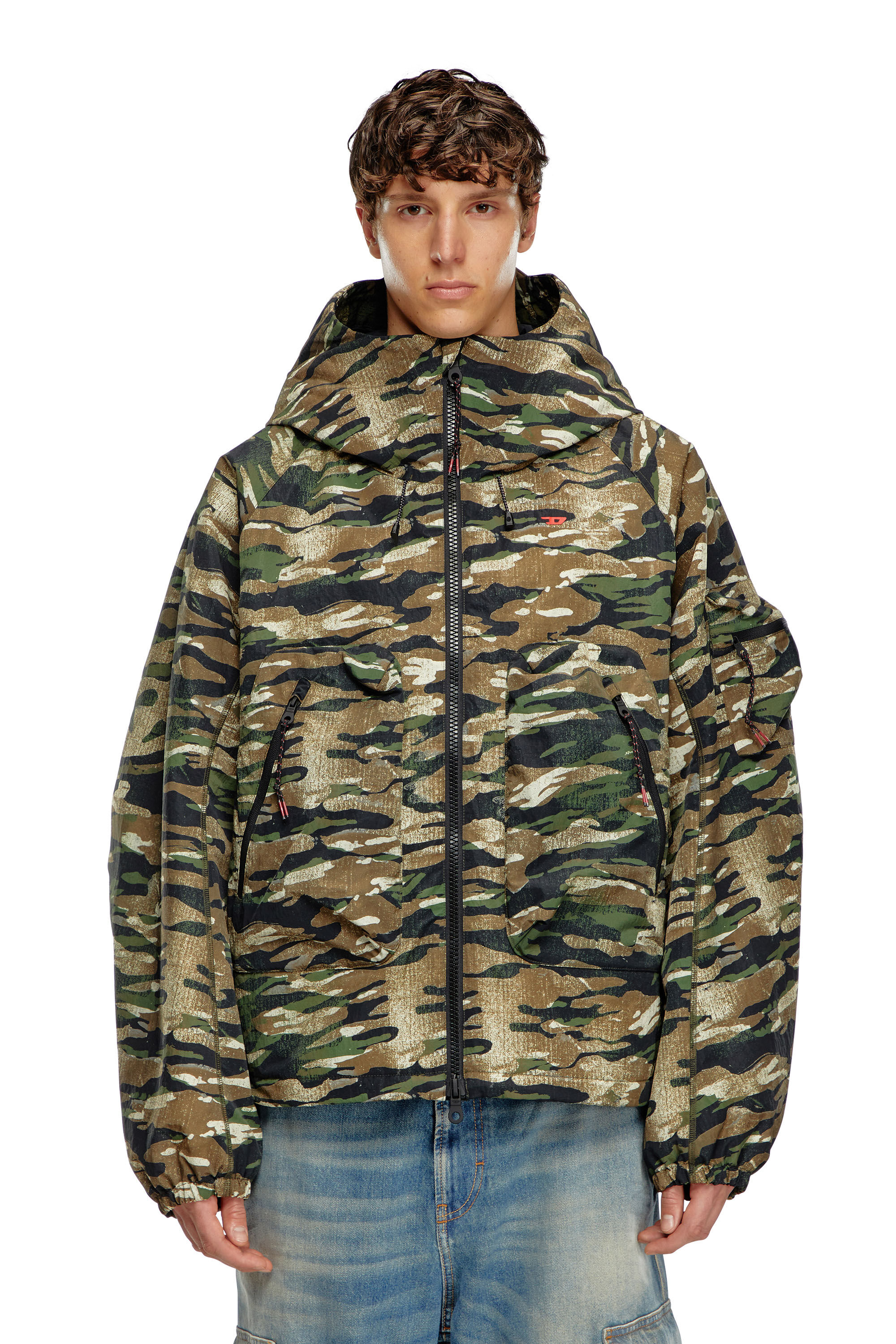 Giubbotto camouflage clearance