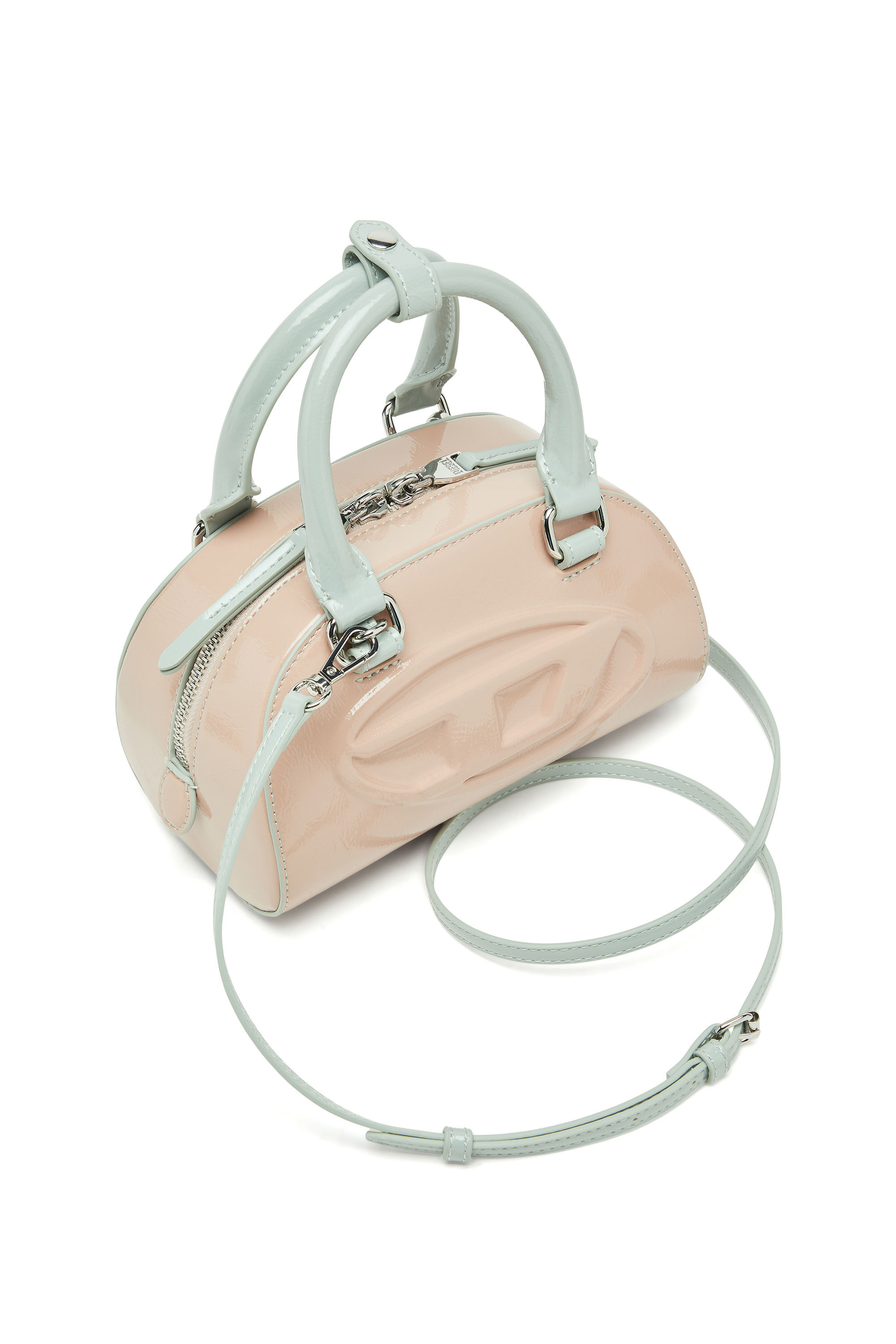 Diesel - 1DR DOME CROSSBODY, 1DR Dome-Mini borsa bowling effetto naplak Donna in ToBeDefined - 5