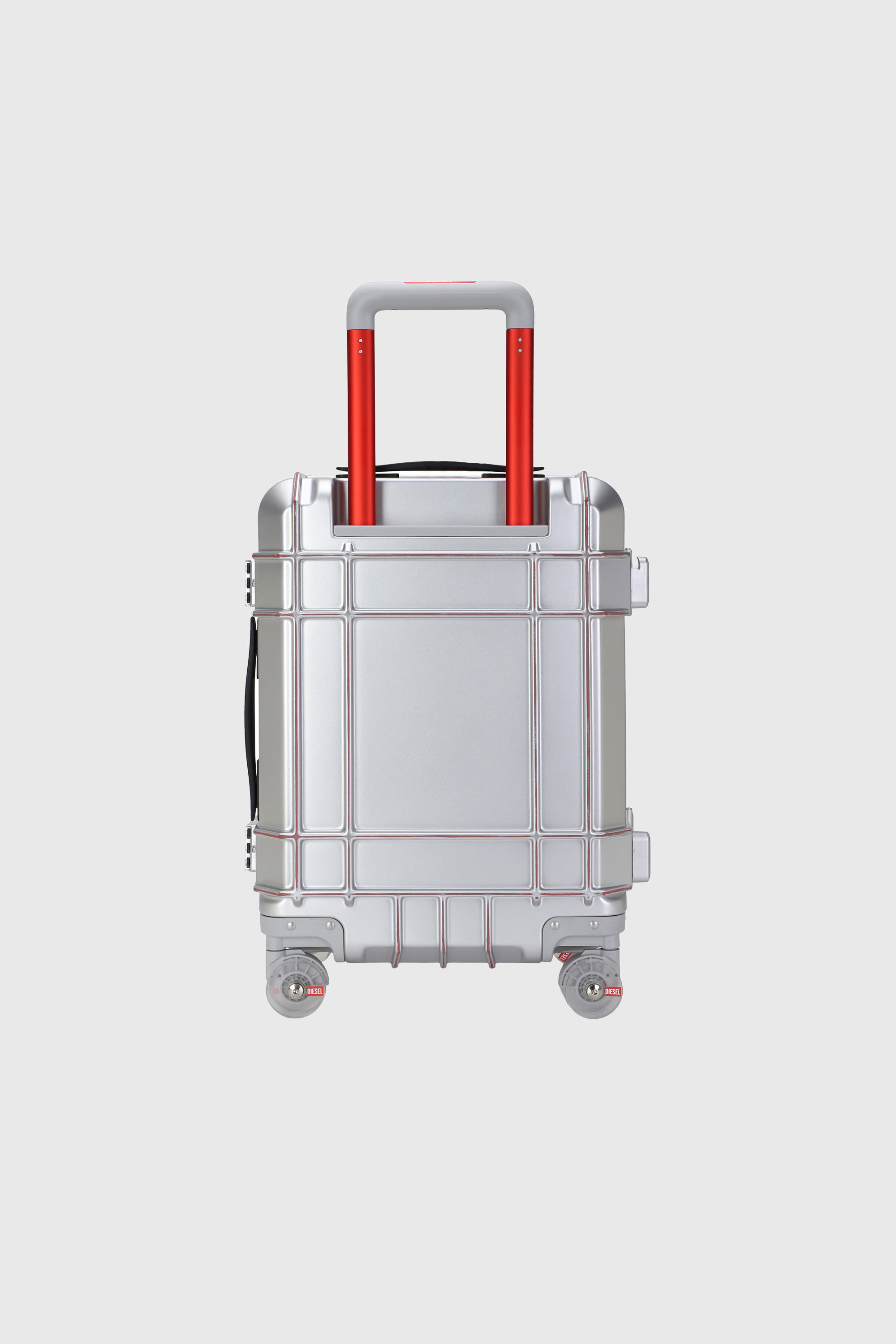Diesel - DIESEL PC STRONG IMAGE TROLLEY- DSL003, Valigia resistente taglia S Unisex in Argento - 3
