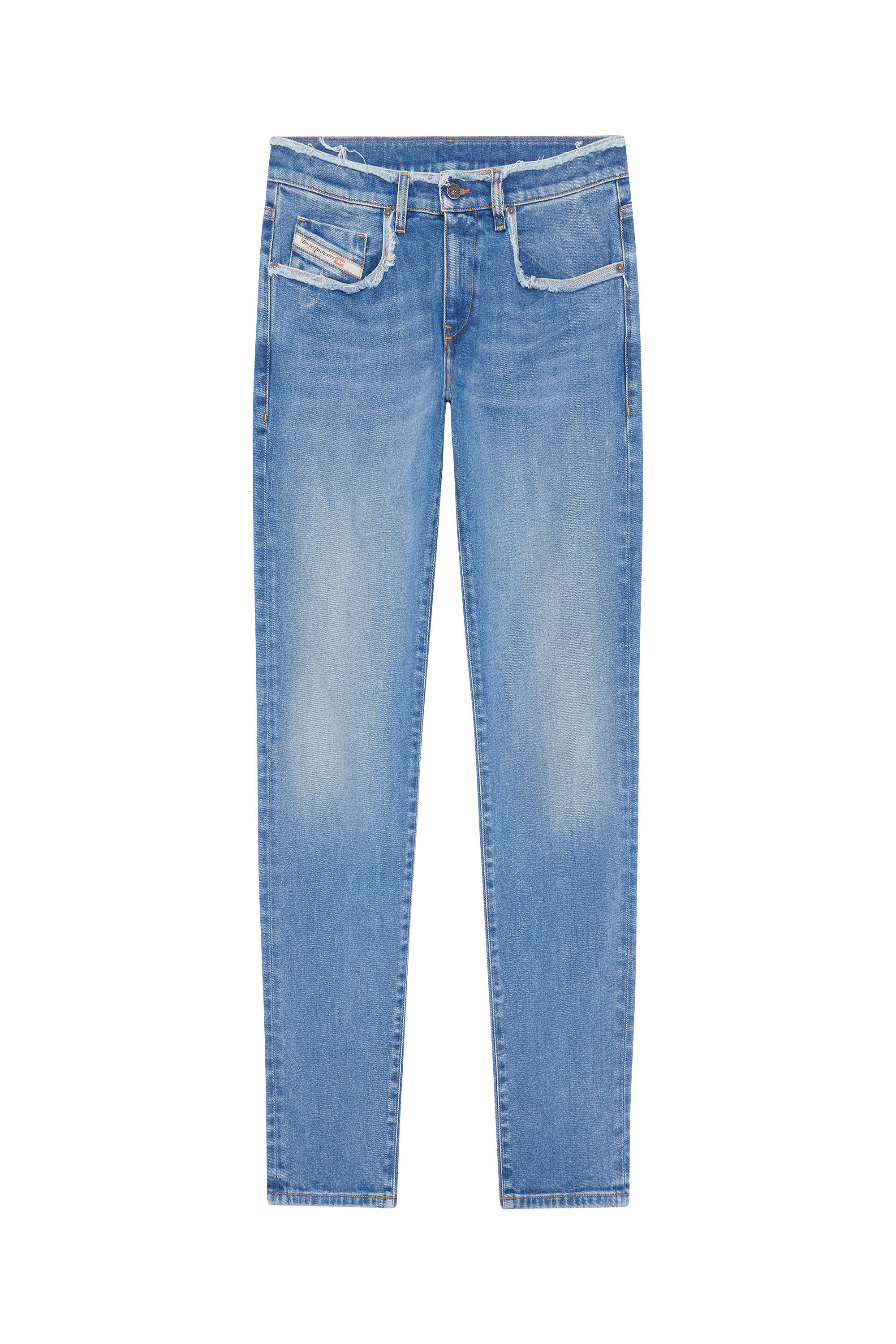 Diesel - Slim Jeans 2019 D-Strukt 09E19, Blu medio - Image 1