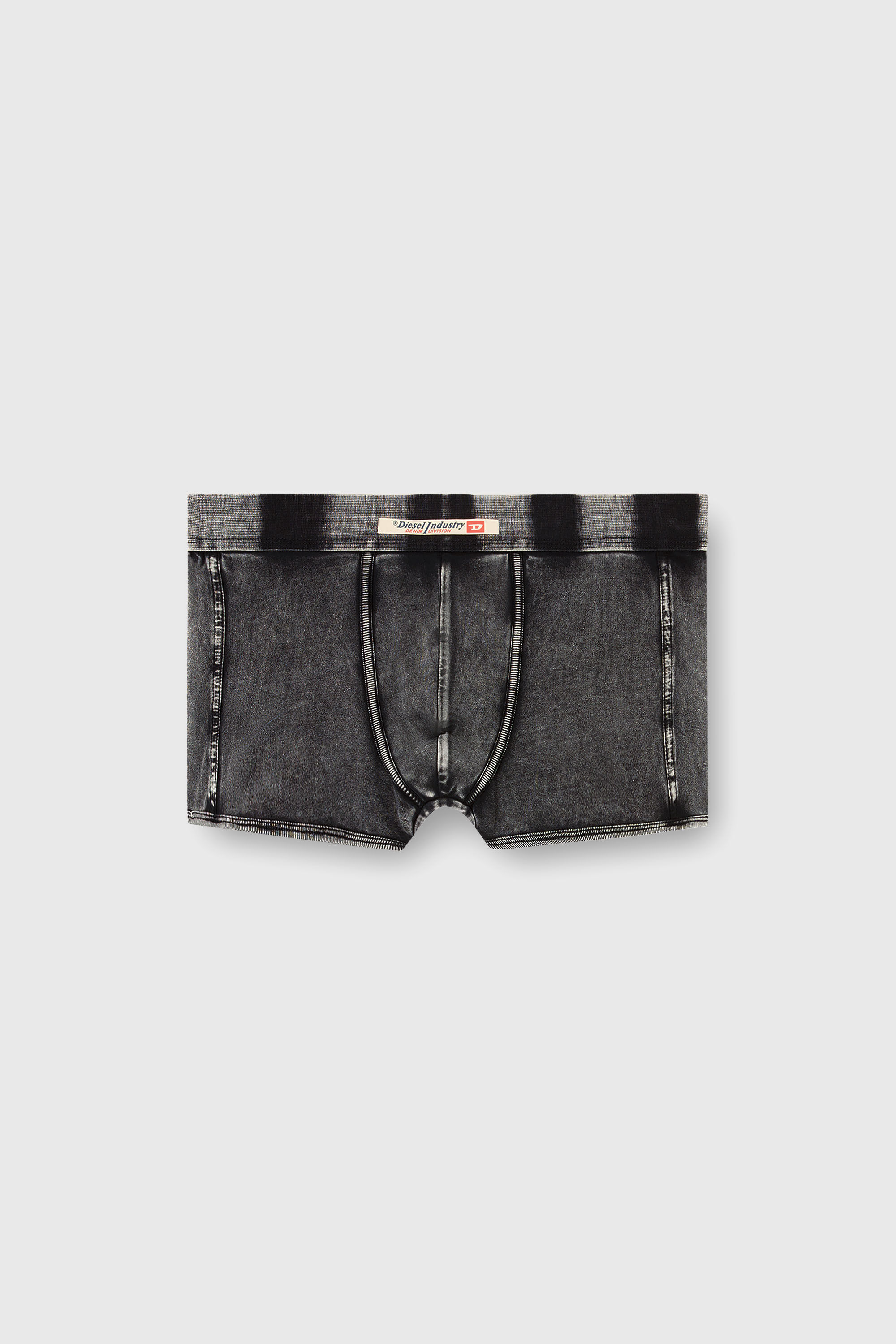 Diesel - DAMIEN-DNM, Boxer effetto denim Uomo in Nero - 2