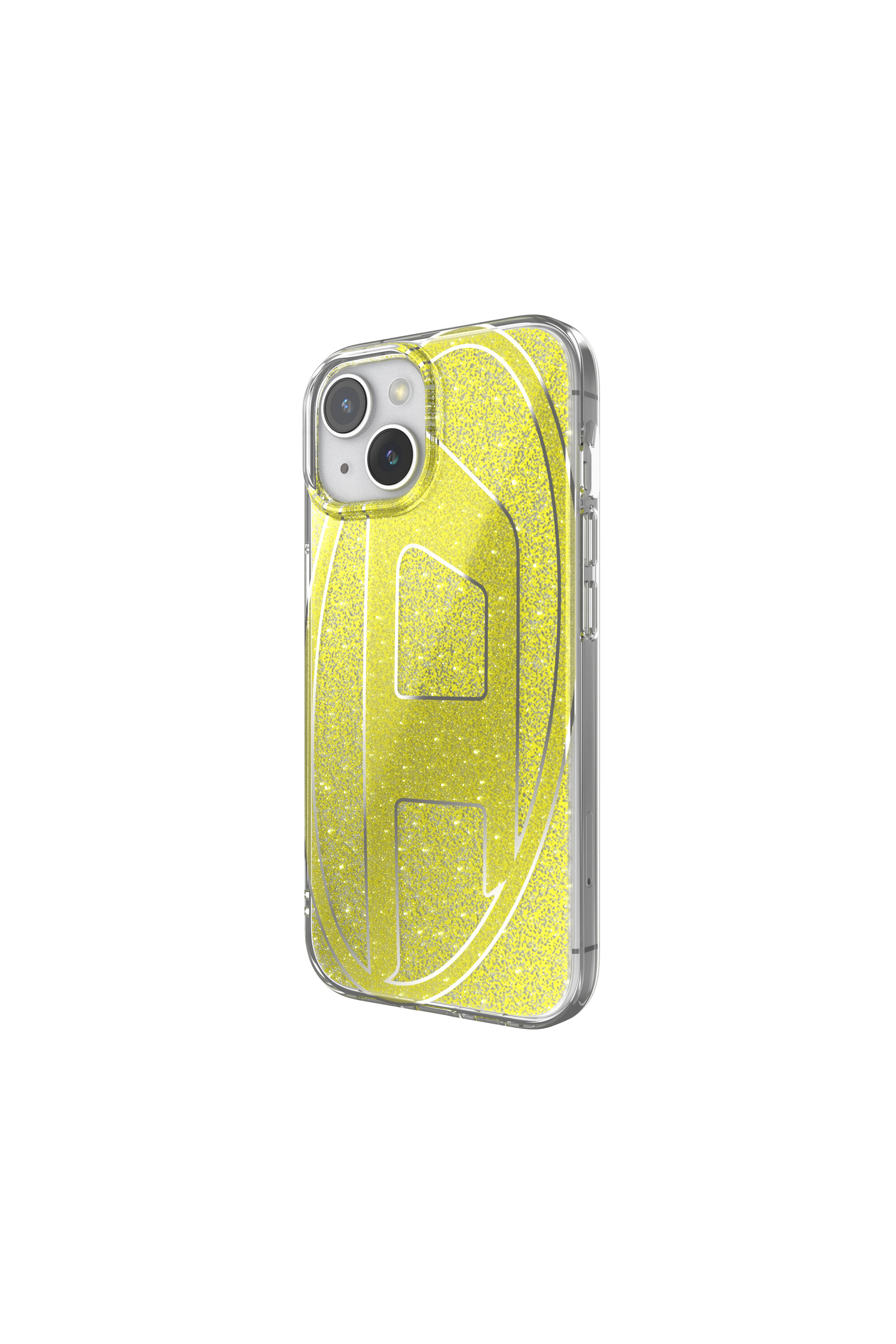Diesel - 60027 AOP CASE, Cover glitterata per iP 15 Unisex in Oro - 4