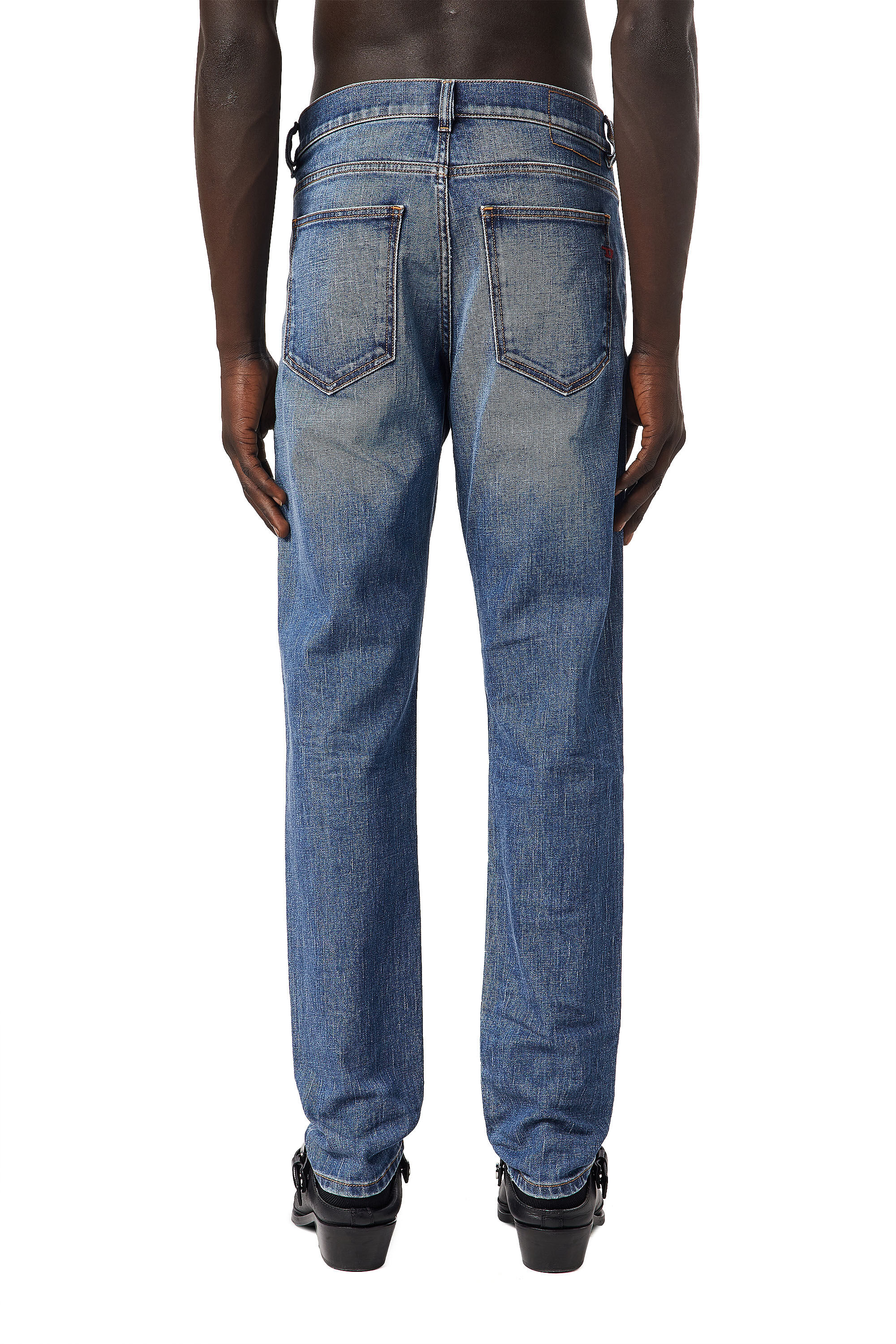Diesel - 2019 D-STRUKT 09C61 Slim Jeans, Blu medio - Image 4