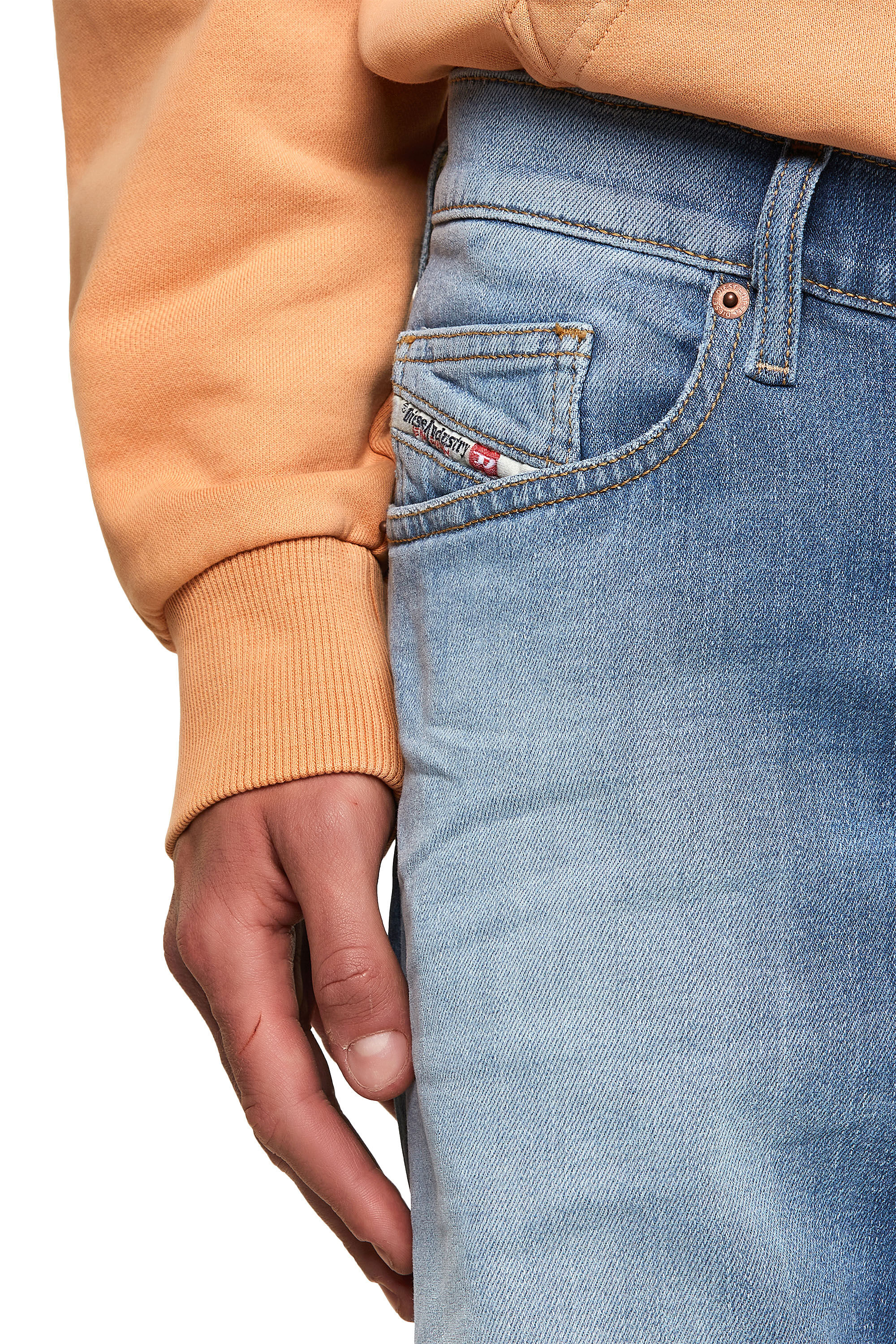 D-Mihtry 009NF Uomo: Jeans Straight Blu chiaro | Diesel
