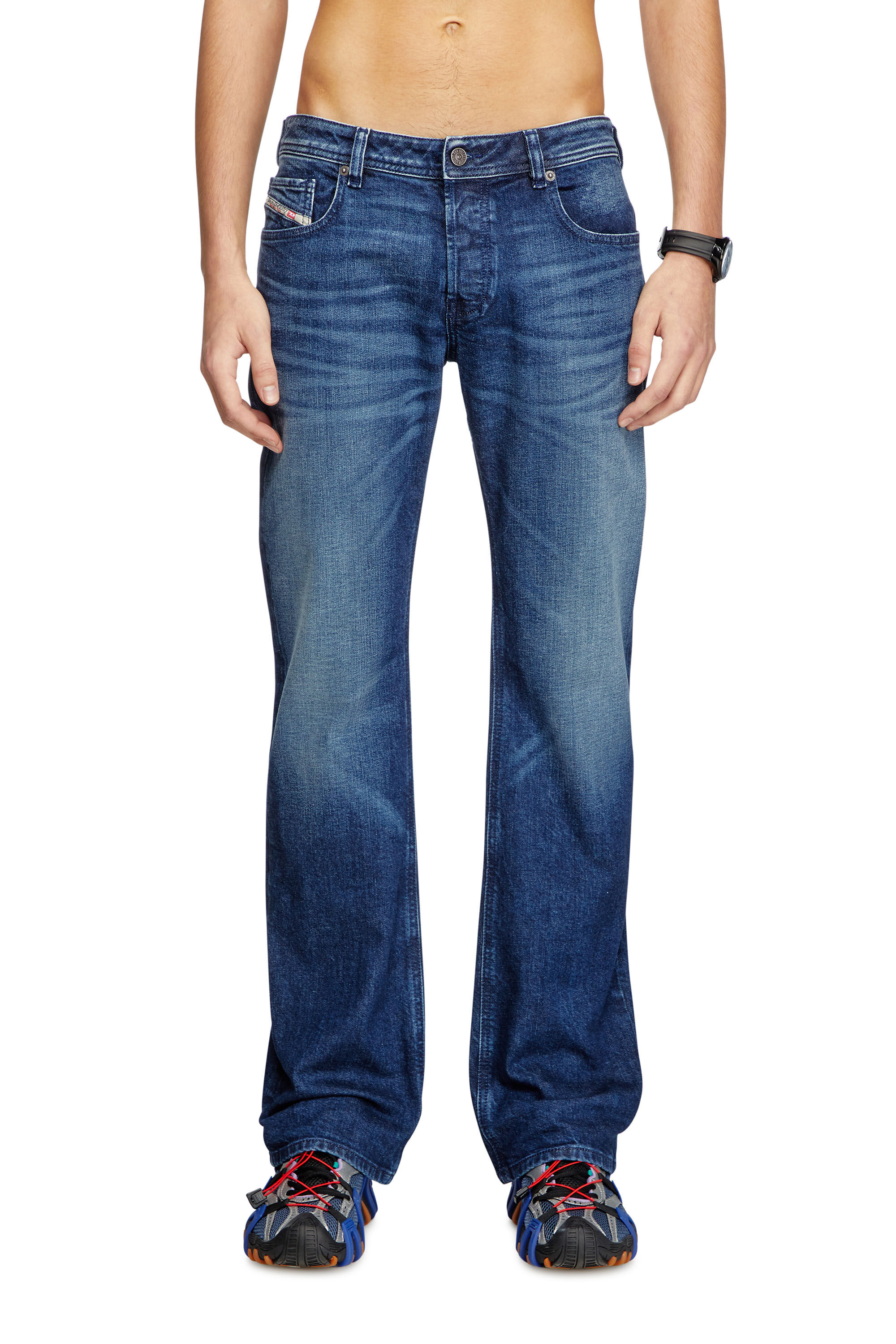 Diesel - Bootcut Jeans 2007 Zatiny 09L51 Uomo, Blu Scuro - Image 3