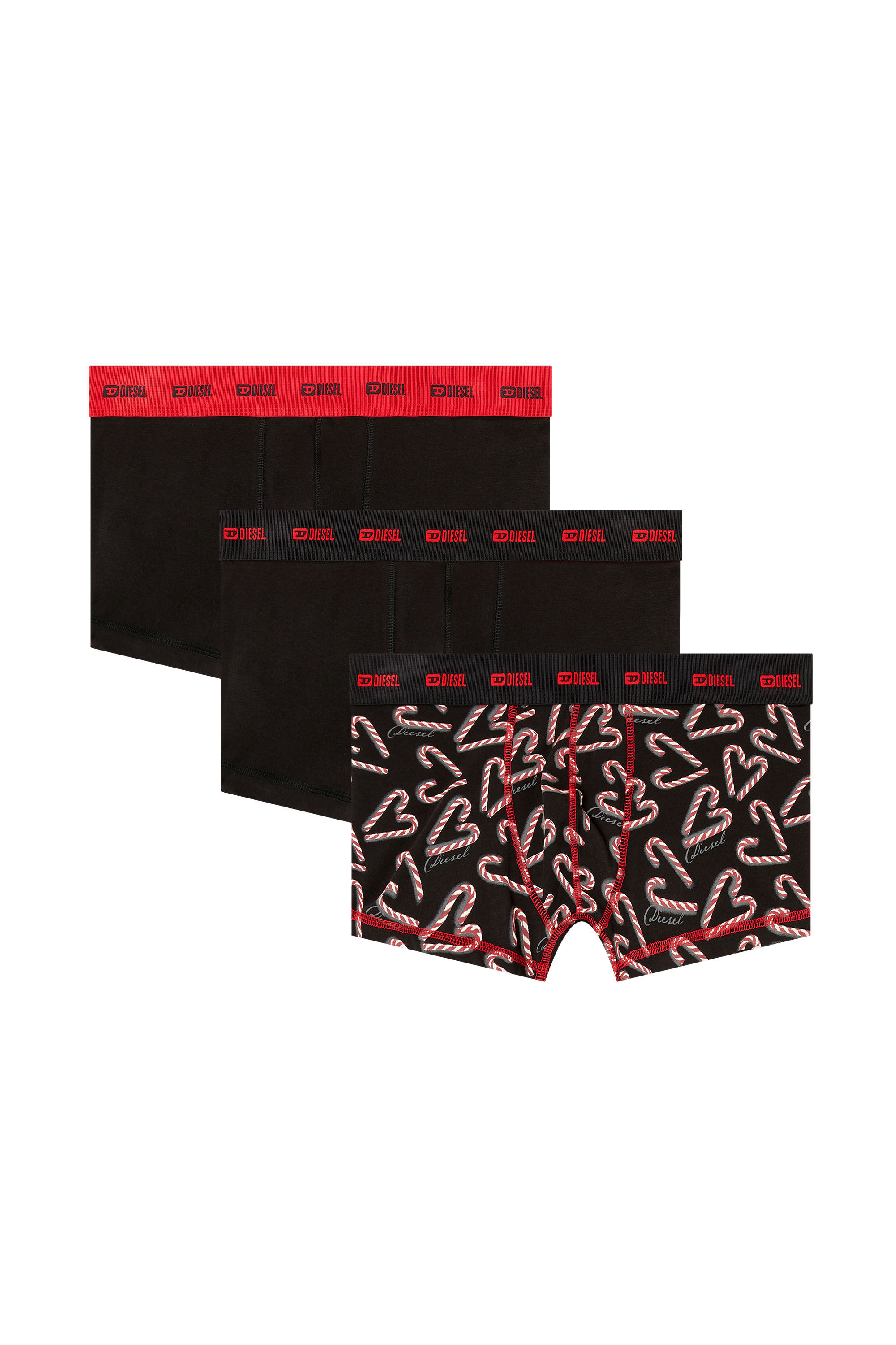 Diesel - DAMIEN-GFT-UTLT-3PACK, Set da tre boxer in cotone elasticizzato Uomo in Multicolor - 2
