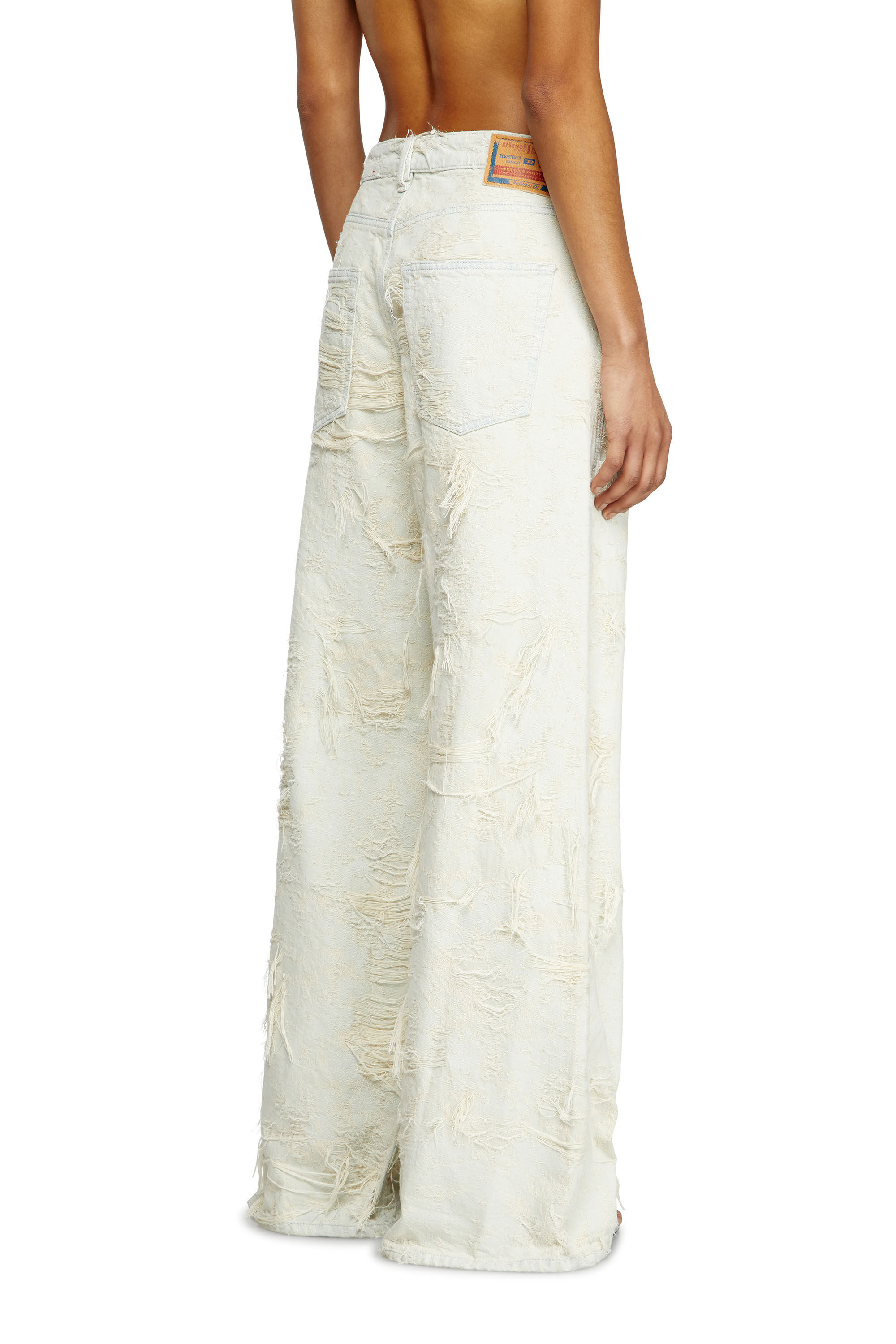 Diesel - Relaxed Jeans 1996 D-Sire 09M40 Donna, Bianco - Image 4
