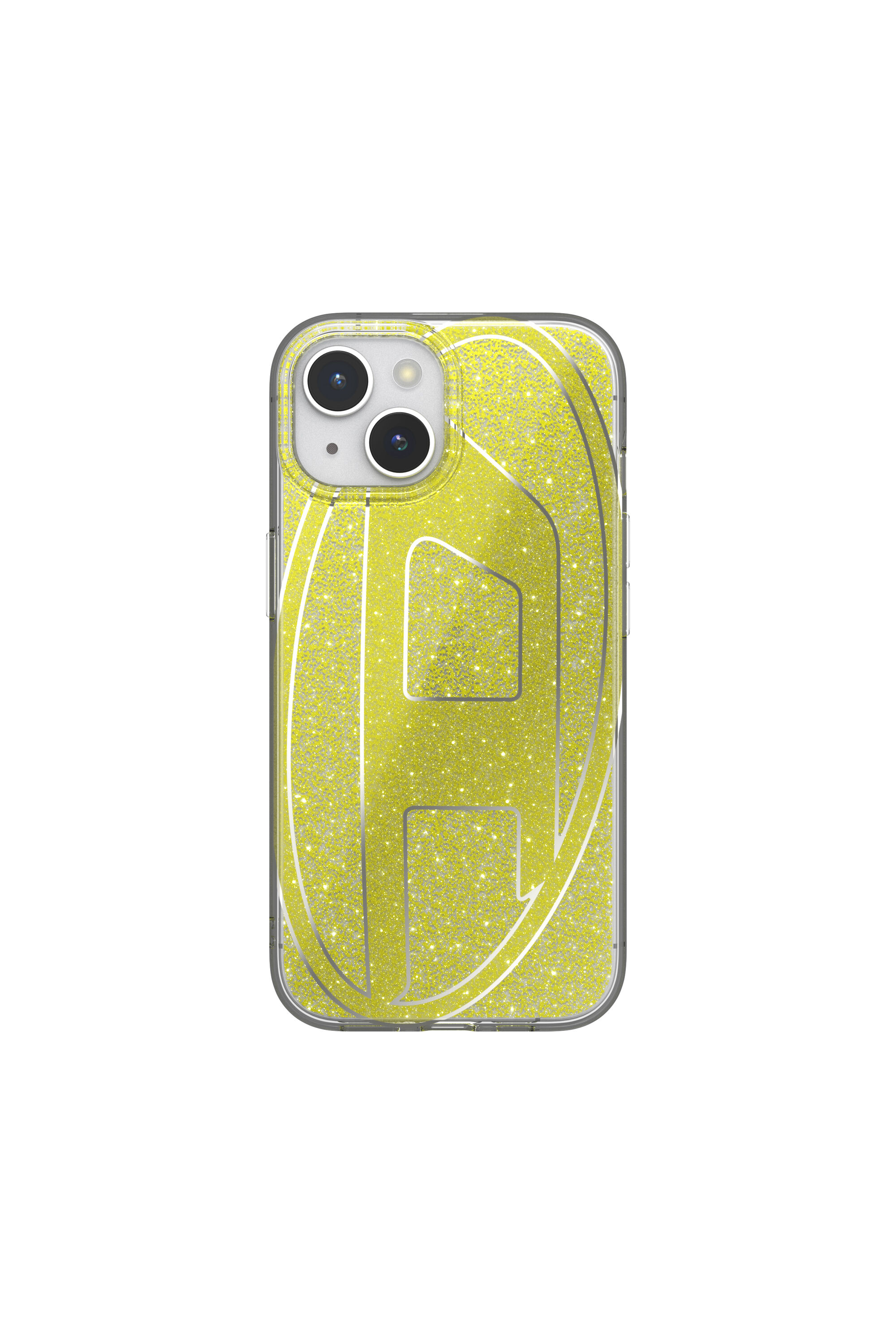 Diesel - 60027 AOP CASE, Cover glitterata per iP 15 Unisex in Oro - 2