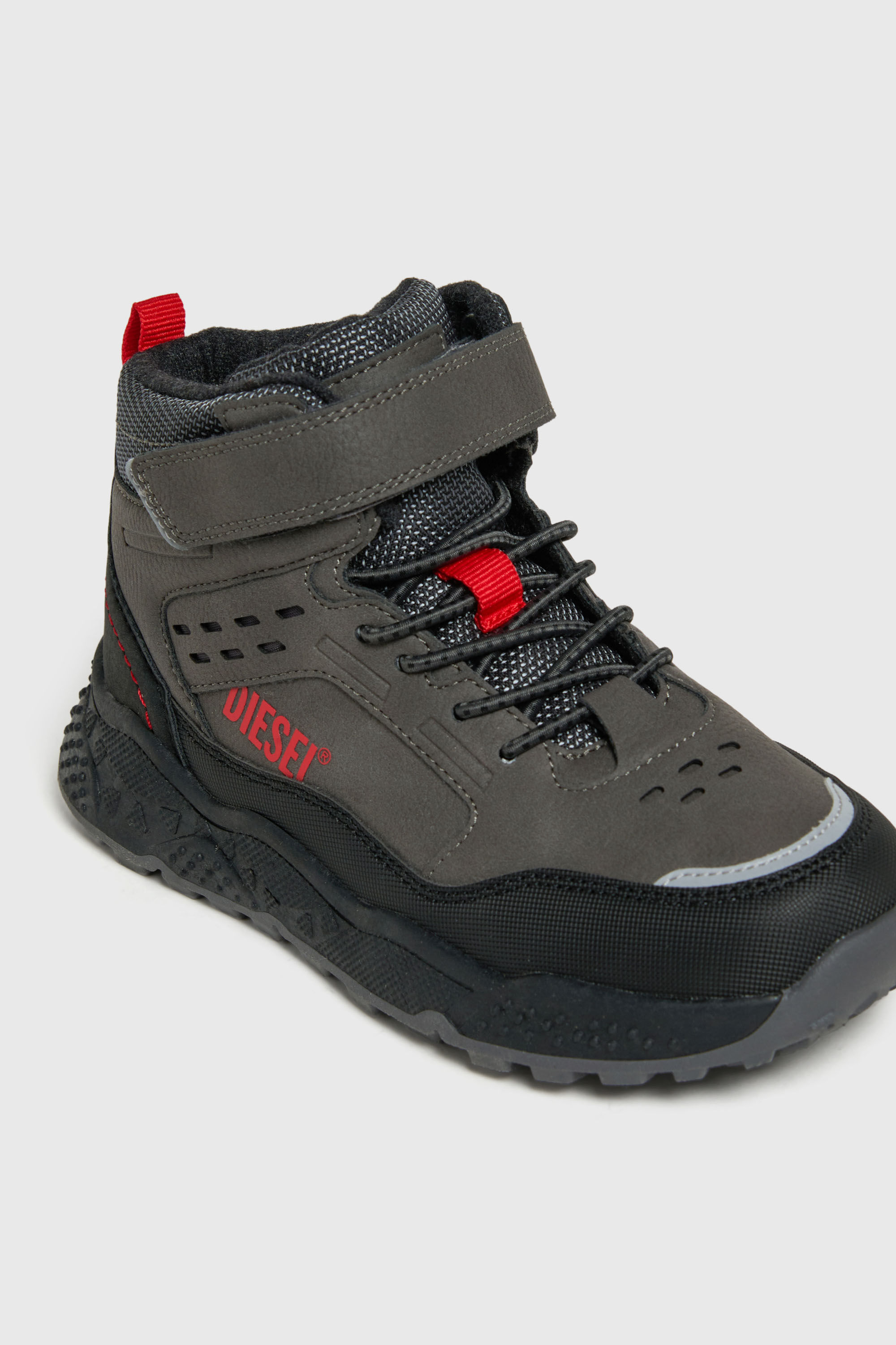 Diesel - D-MANTECOUR, D-Mantecour - Stivali stile hiking Unisex in Nero - 4