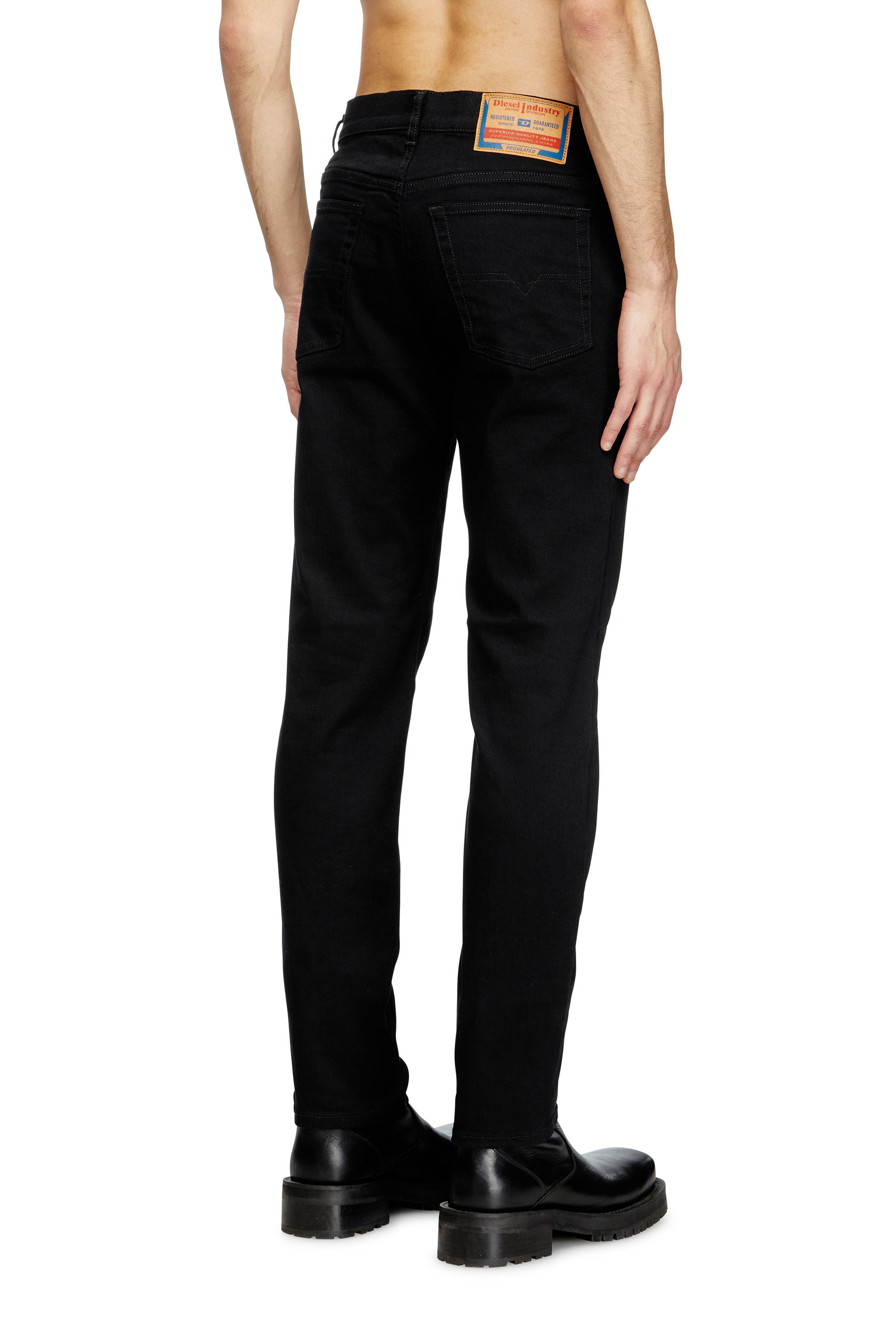 Jeans Uomo Regular Nero Grigio scuro 2023 D Finitive Diesel