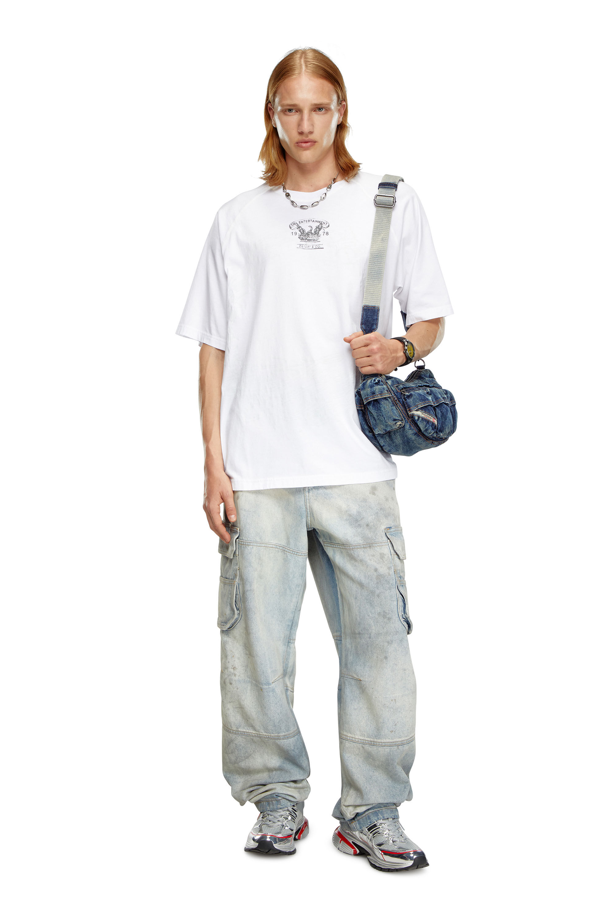 Diesel - S-SERENDIPITY PRO-X1, S-Serendipity-Sneaker in mesh con applicazioni metallizzate Uomo in Multicolor - 7