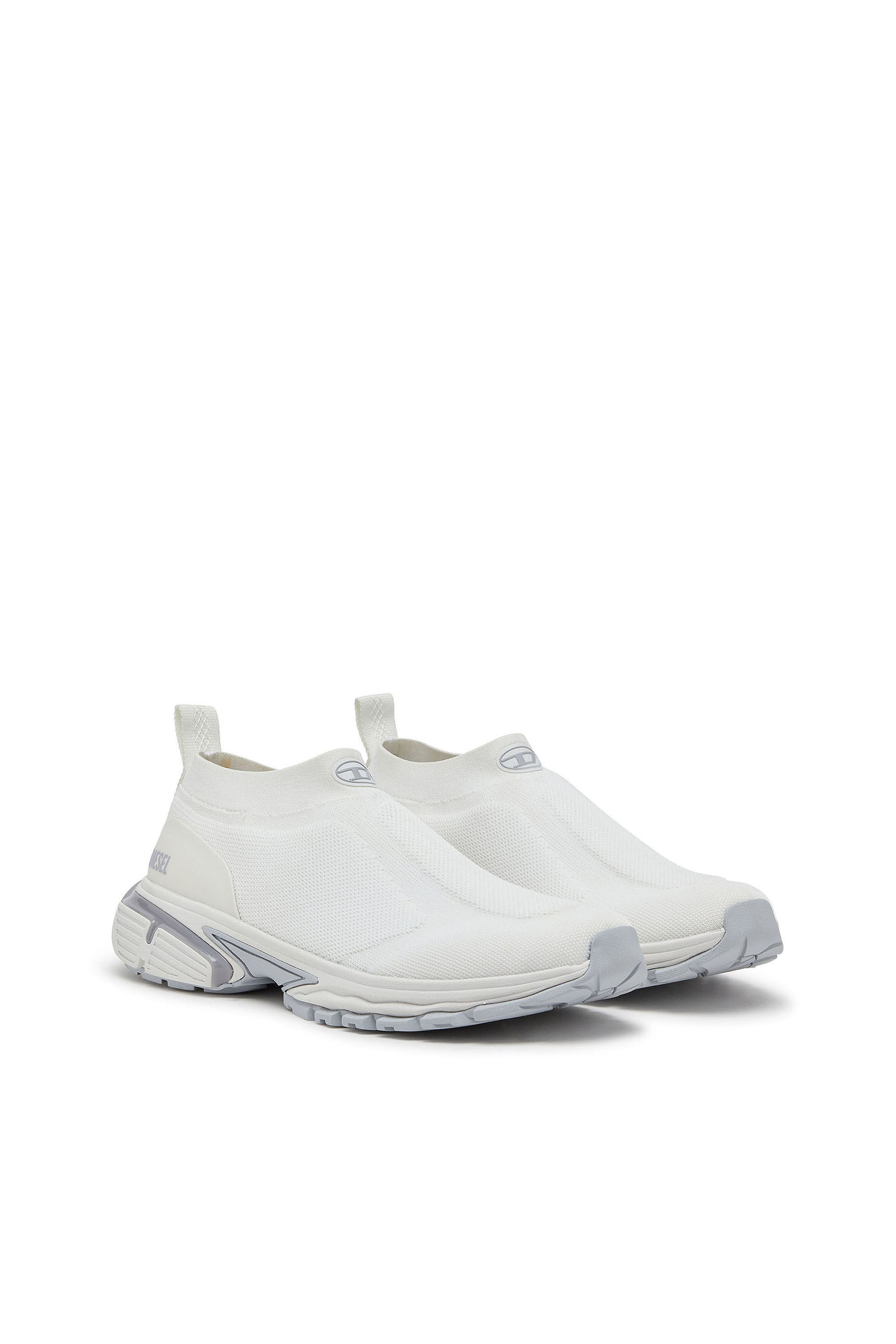 Diesel - S-PRO-V-DENSE-SOCKS, Pro-V-Dense-Sneakers a calzino in maglia slip-on Uomo in Bianco - 2