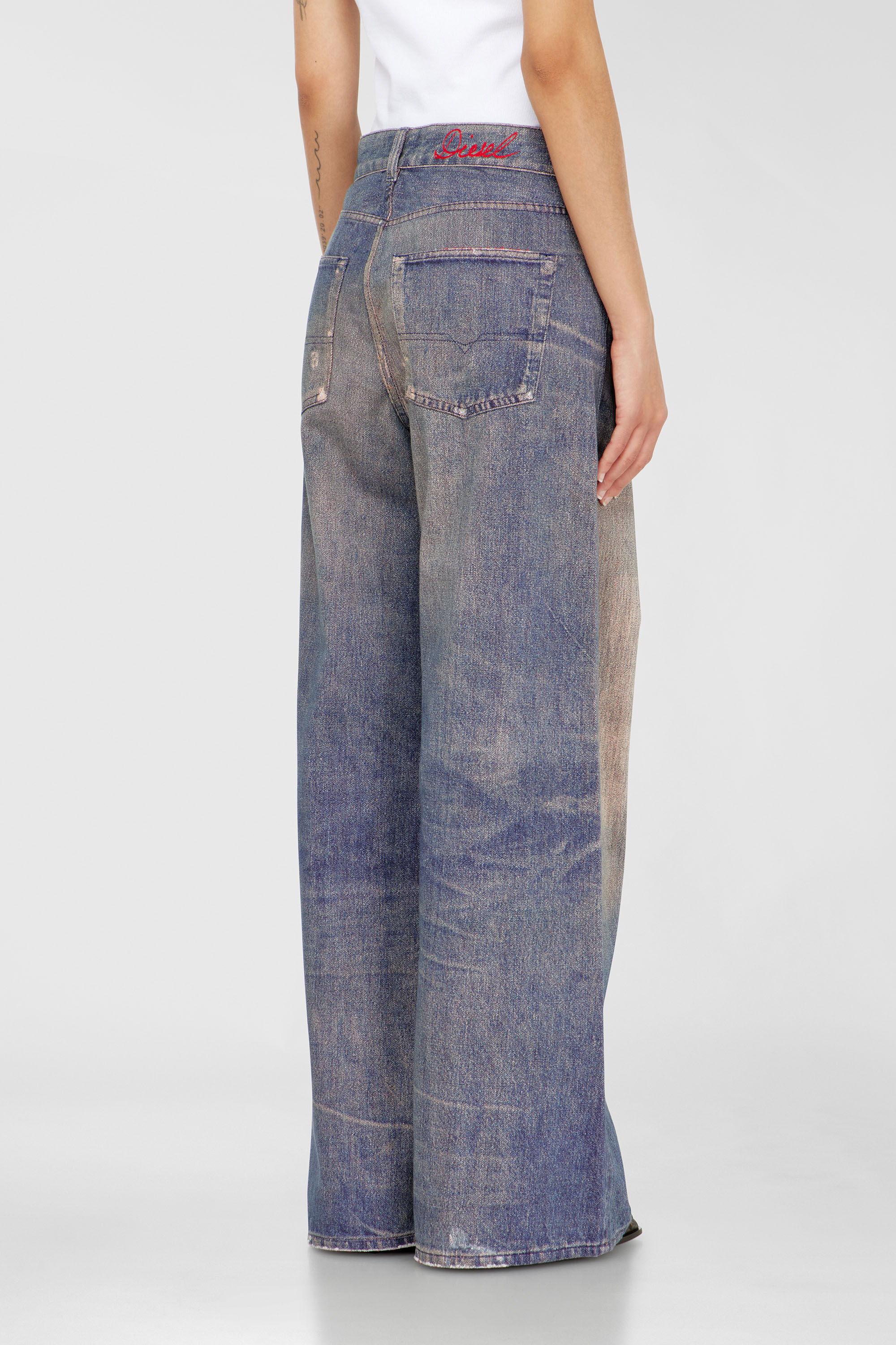 Diesel - Relaxed Jeans 1996 D-Sire 09P95 Donna, Blu Scuro - Image 5