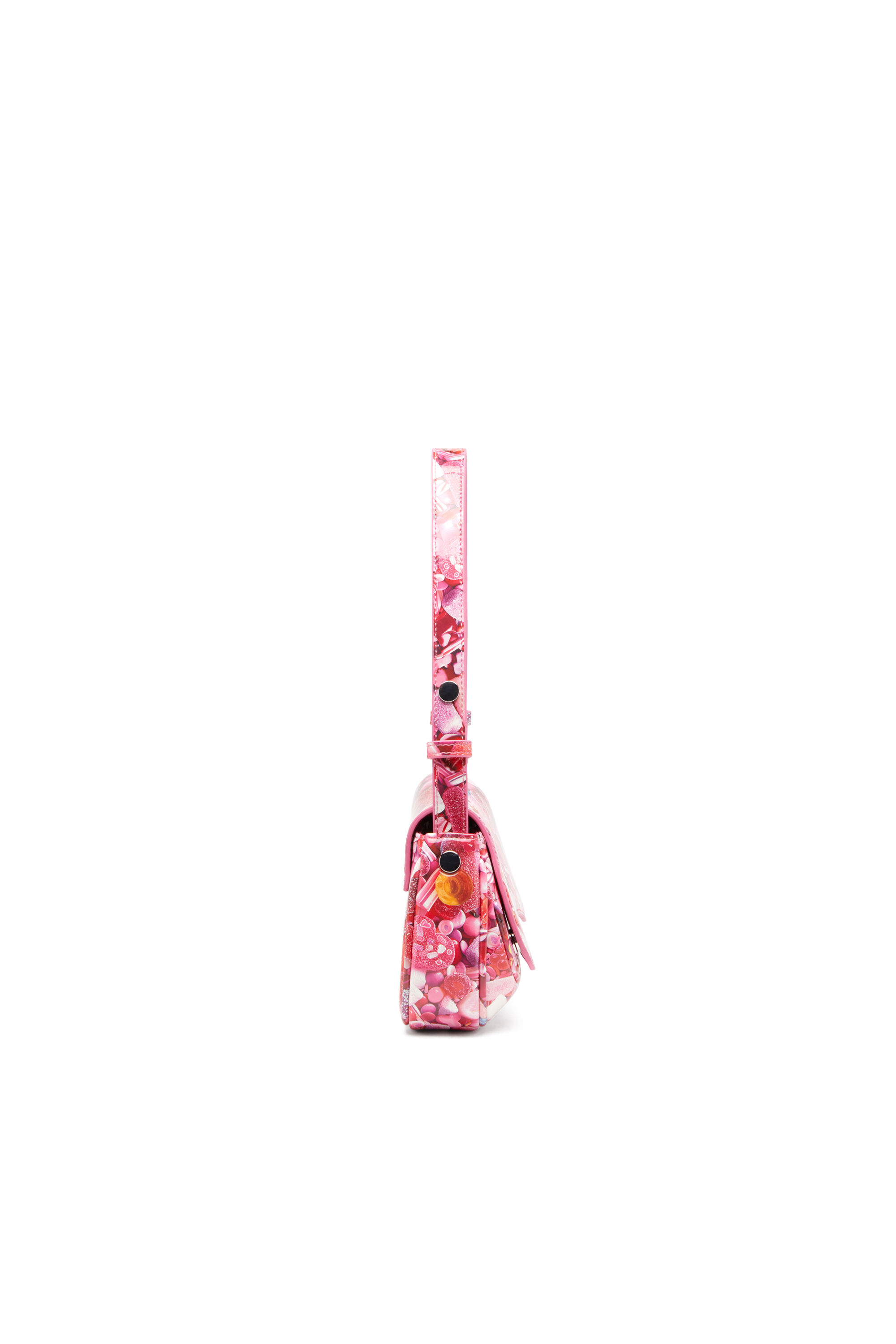 Diesel - PLAY CLUTCH, Play-Clutch lucida con stampa Donna in Rosa - 4