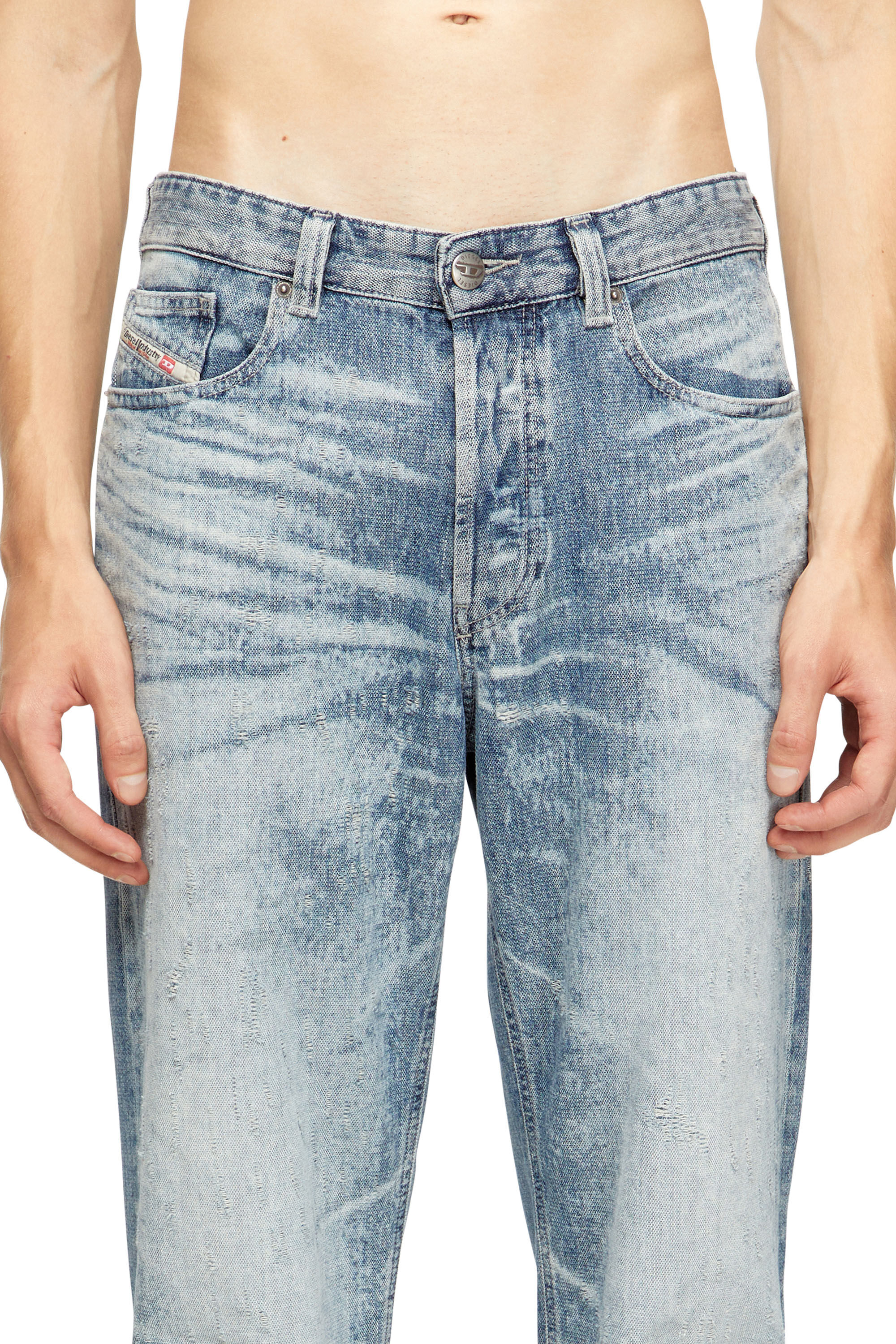 Diesel - Regular Jeans 2024 D-Macs 068TY Uomo, Blu Chiaro - Image 5