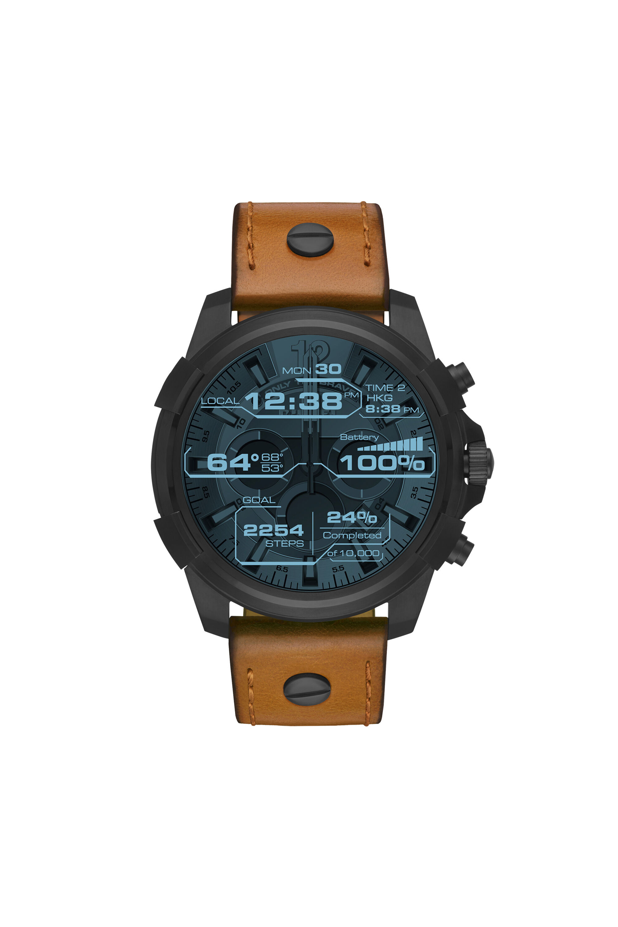 DT2002 Man Brown smartwatch with touchscreen 48 mm Diesel