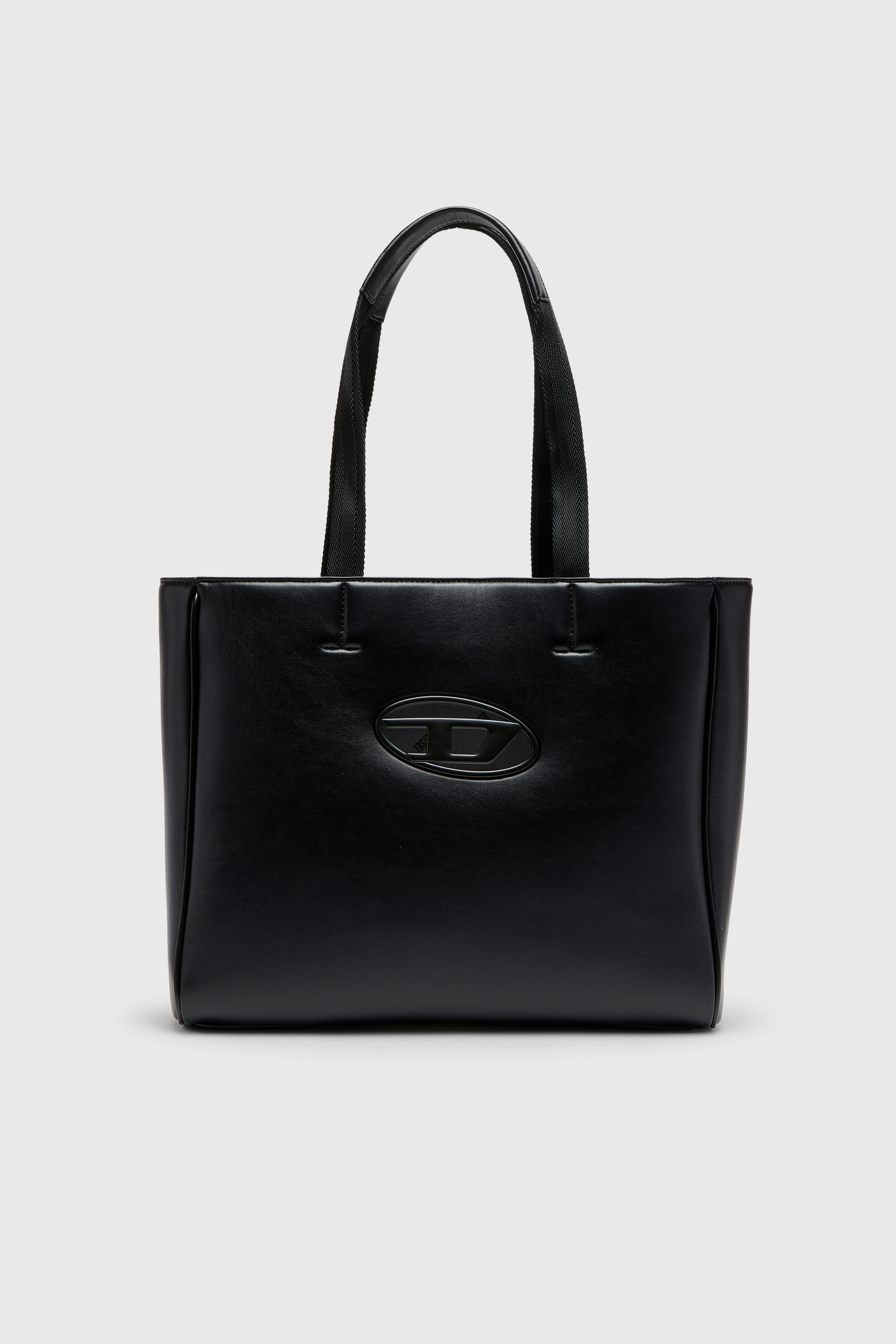 Diesel - HOLI-D SHOPPER EW, Holi-D-Shopper quadrata in neoprene doppio Unisex in Nero - 2