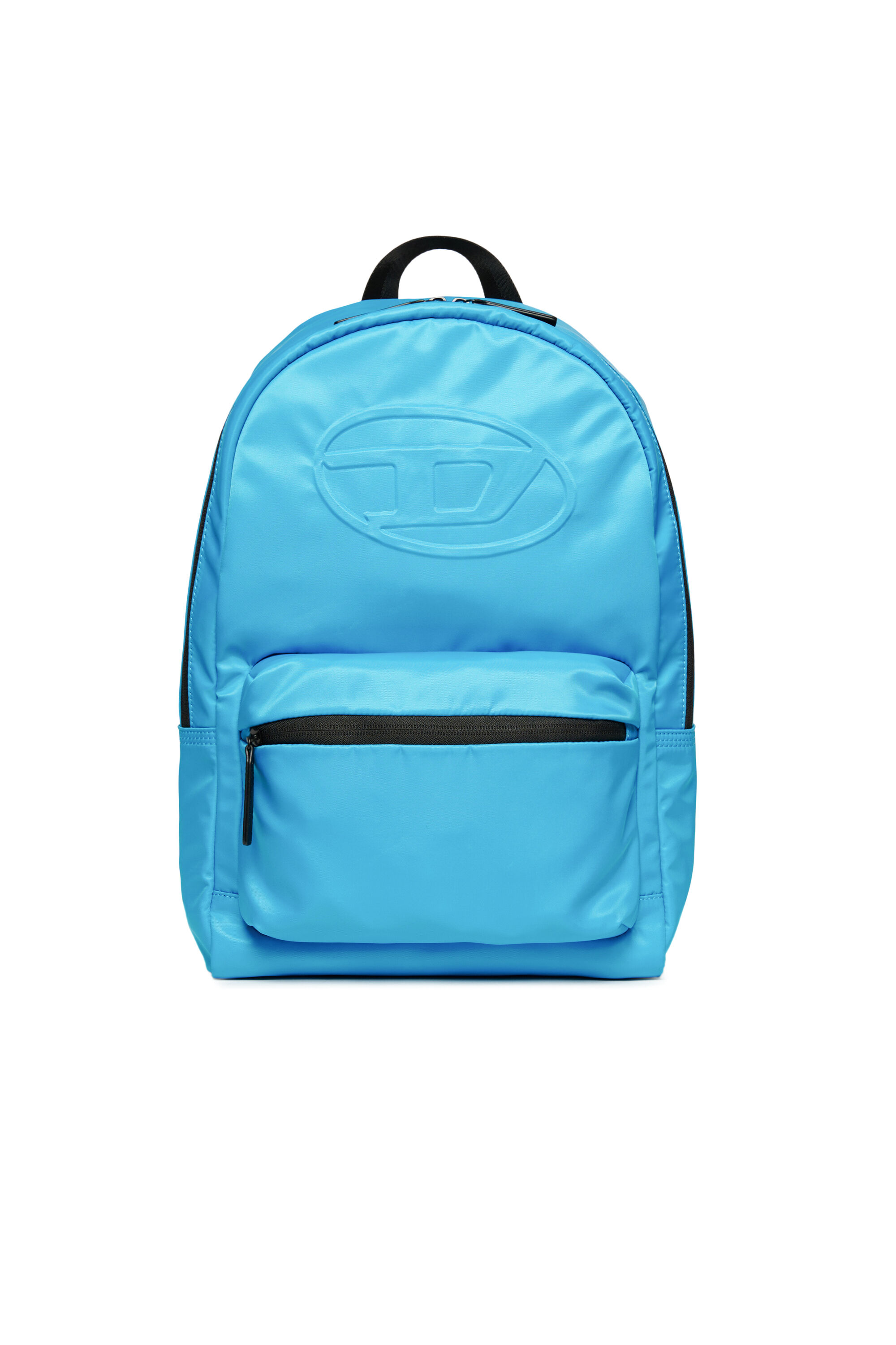 Diesel - WOVAL, Zaino in nylon con logo Oval D in rilievo Unisex in Blu - 1