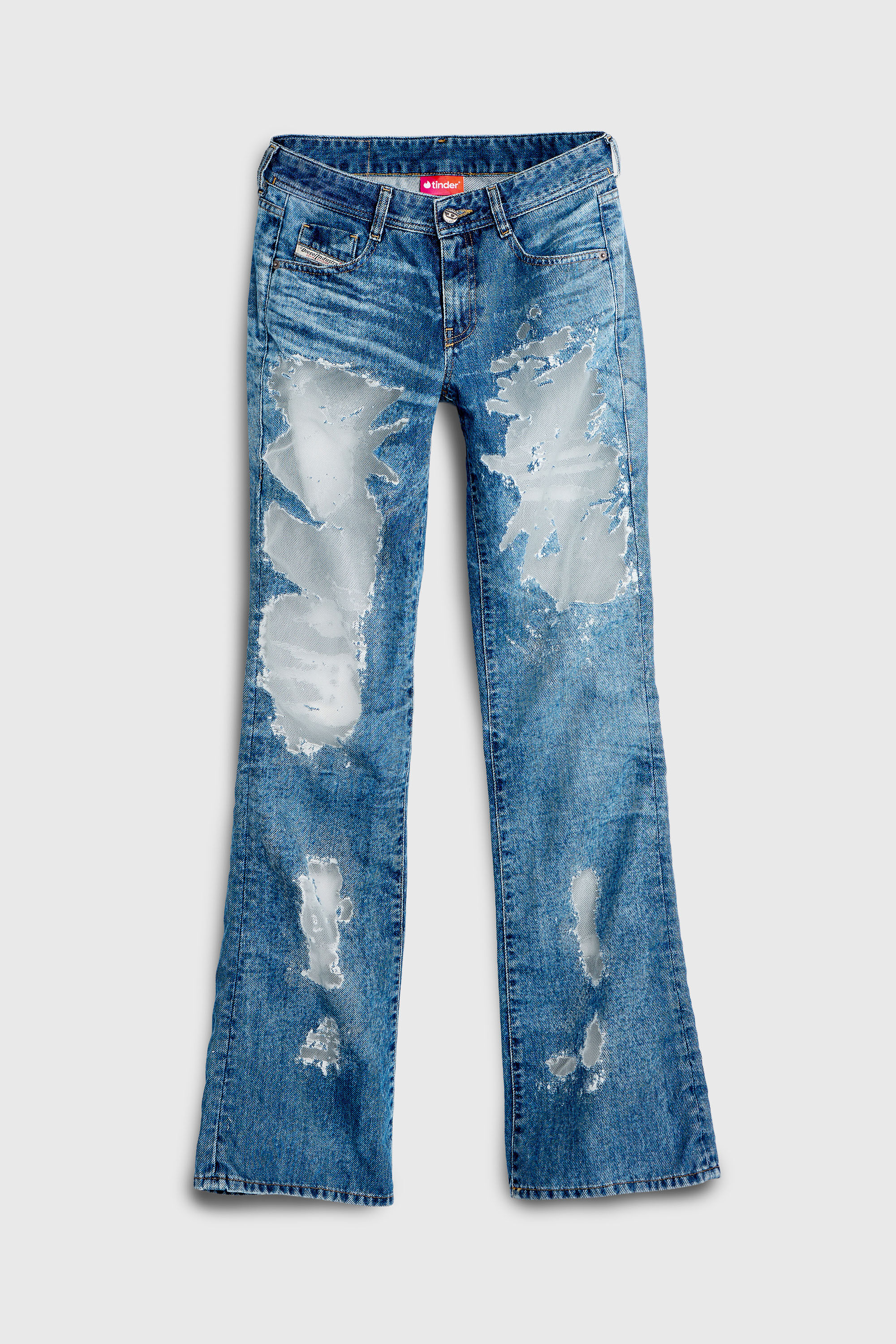 Diesel - Woman's Bootcut Jeans 1969 D-Ebbey 068ZH, Medium blue - 4
