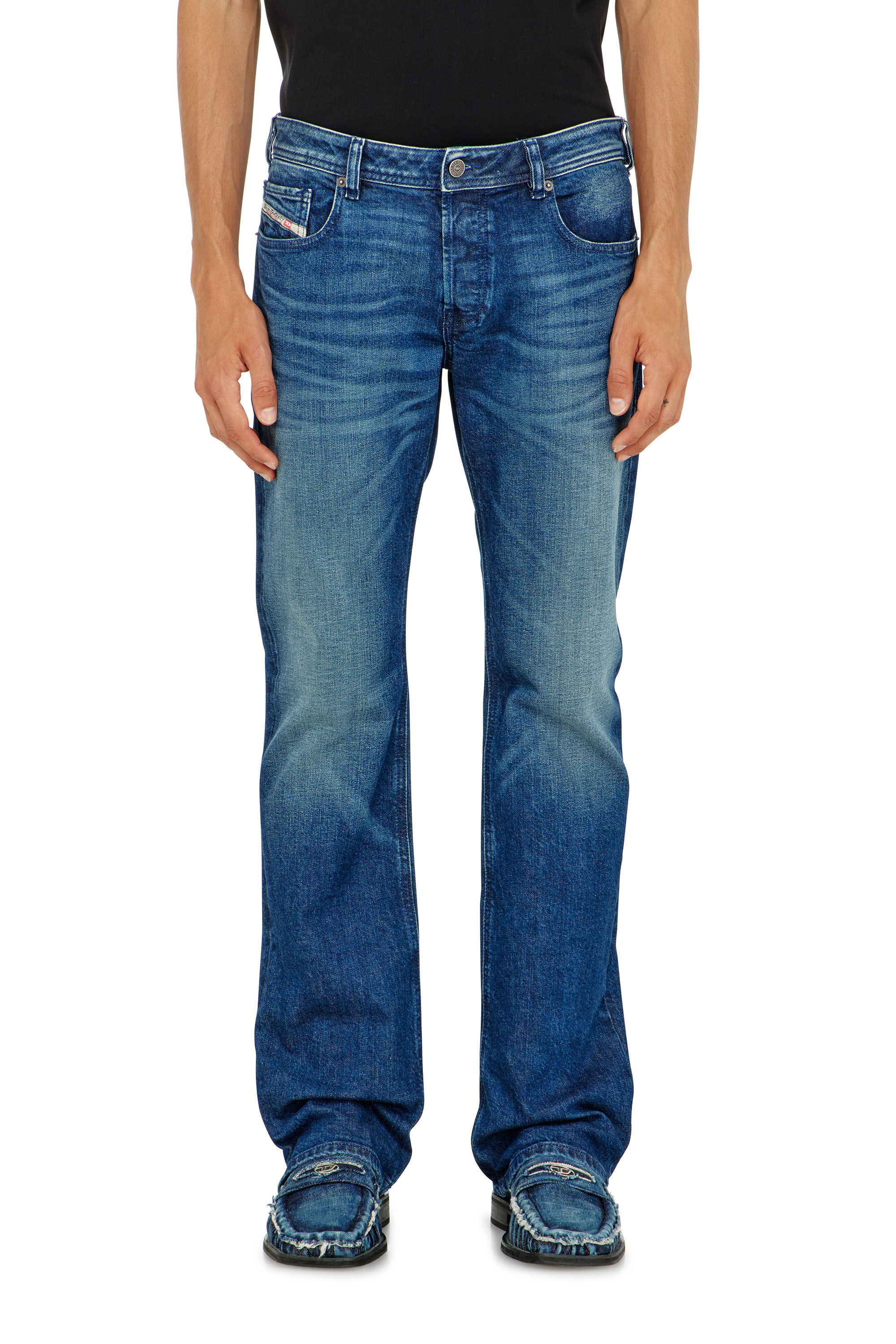 Diesel - Bootcut Jeans 2007 Zatiny 09L51 Uomo, Blu Scuro - Image 4