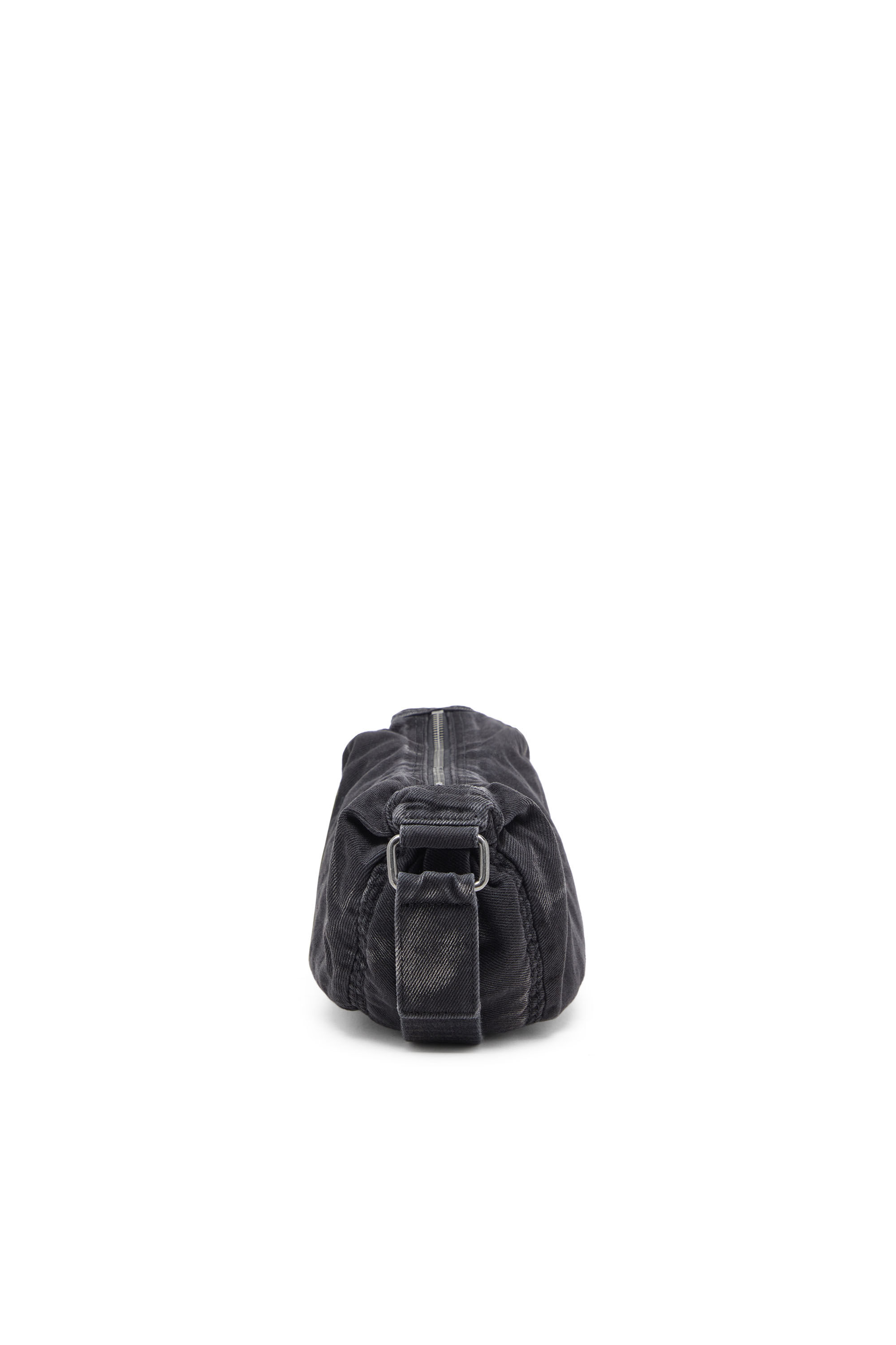 Diesel - RAVE CROSSBODY X, Rave-Borsa a tracolla piccola in denim schiarito Uomo in Nero - 4
