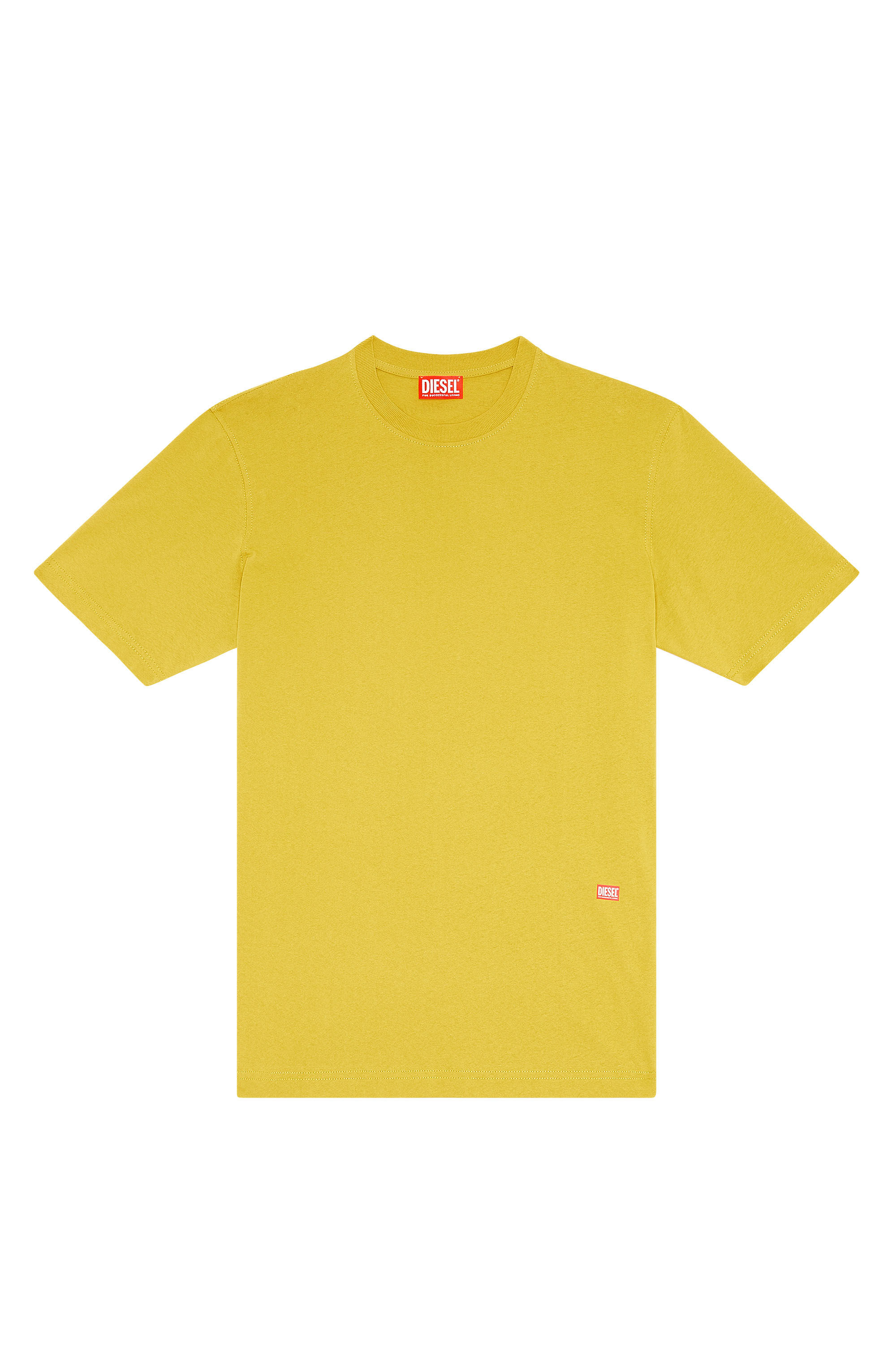T shirt diesel gialla on sale