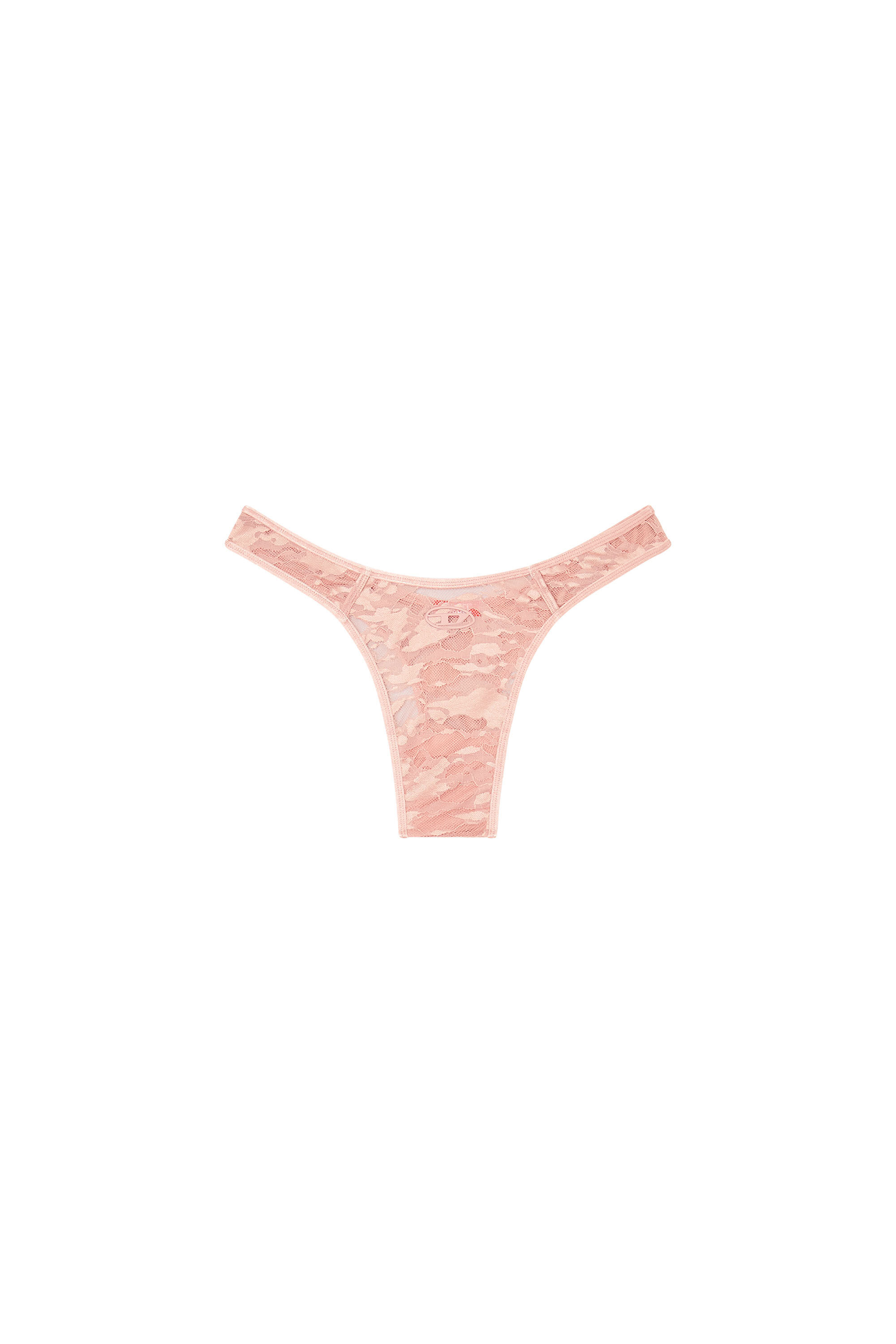Diesel - MICRO-PUNCHY-UTLT, Perizoma in pizzo di nylon con Oval D Donna in ToBeDefined - 4