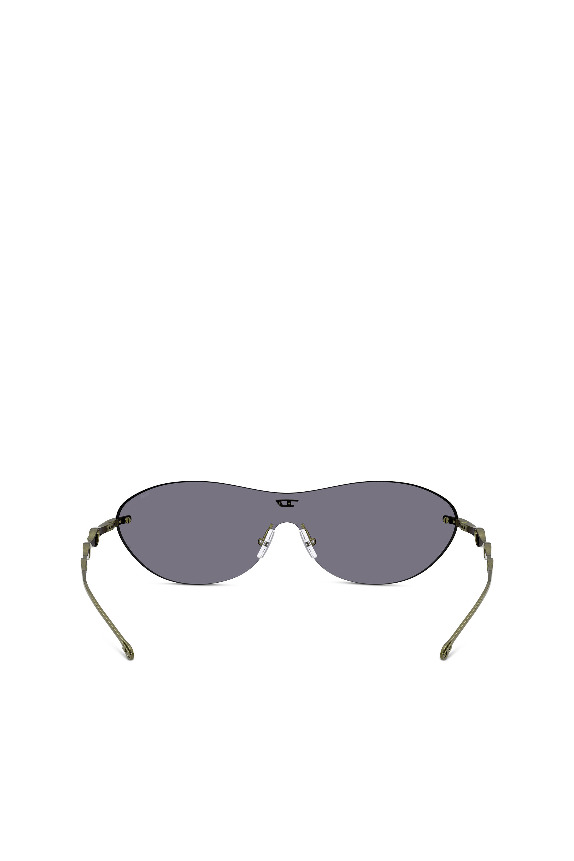 Diesel - 0DL1006 SIZE 35, Occhiali da sole ovali Unisex in Verde - 3