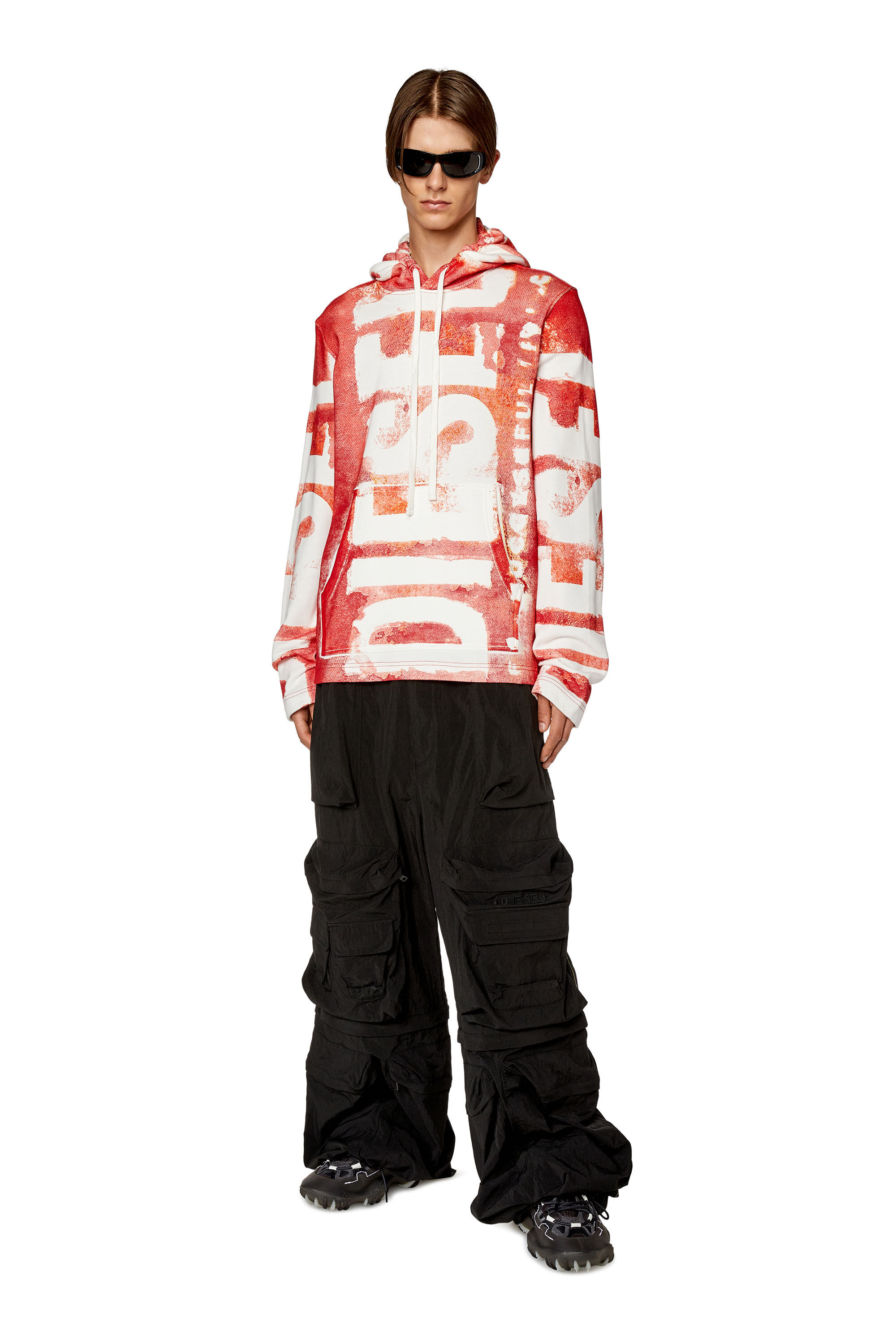 Diesel - S-GINY-HOOD, Rosso - Image 1