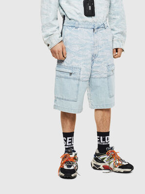 D-LUK-SHORT, Blu Chiaro - Shorts