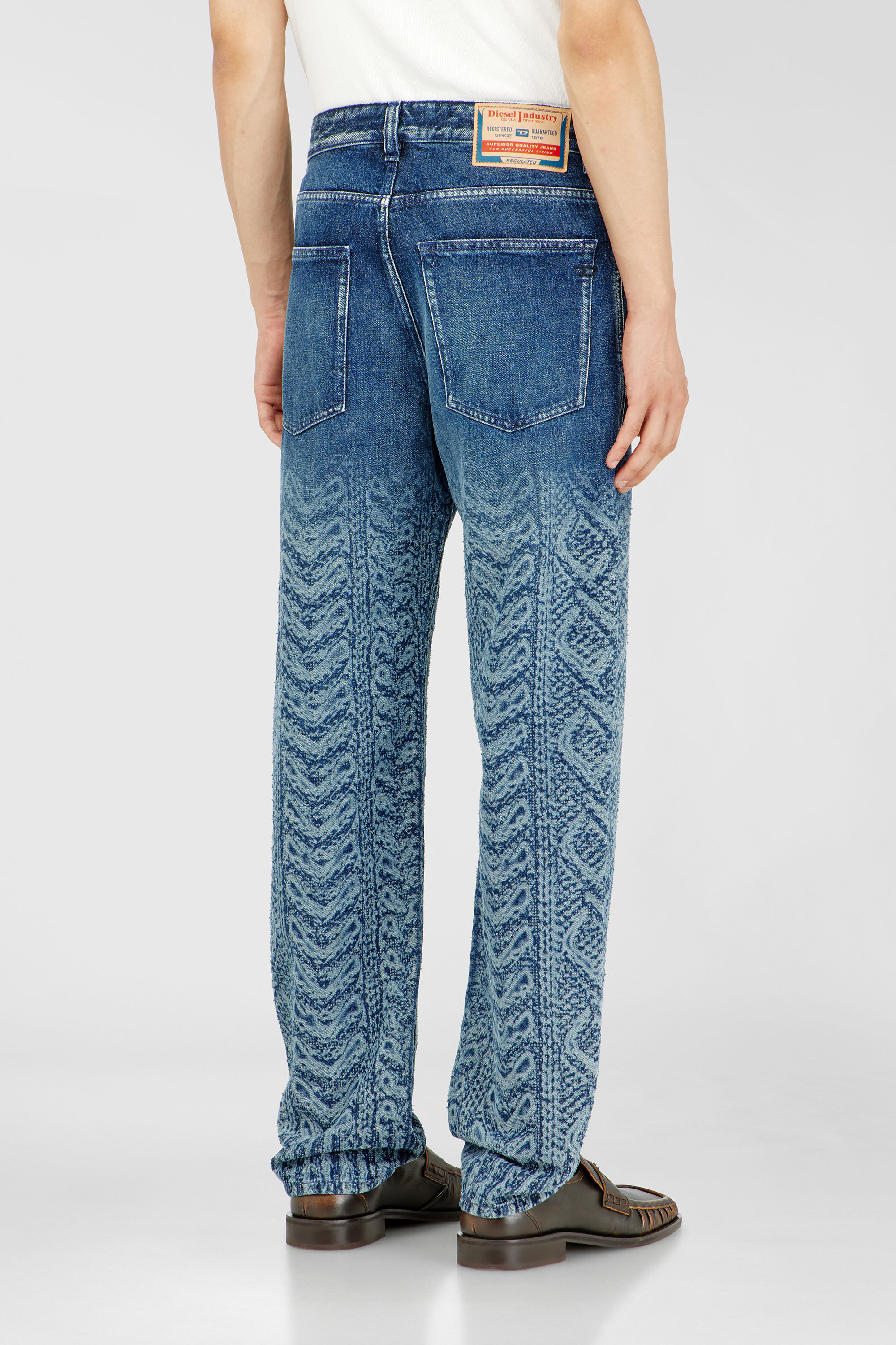 Diesel - Man's Regular Jeans 2024 D-Macs 007EV, Dark Blue - 5