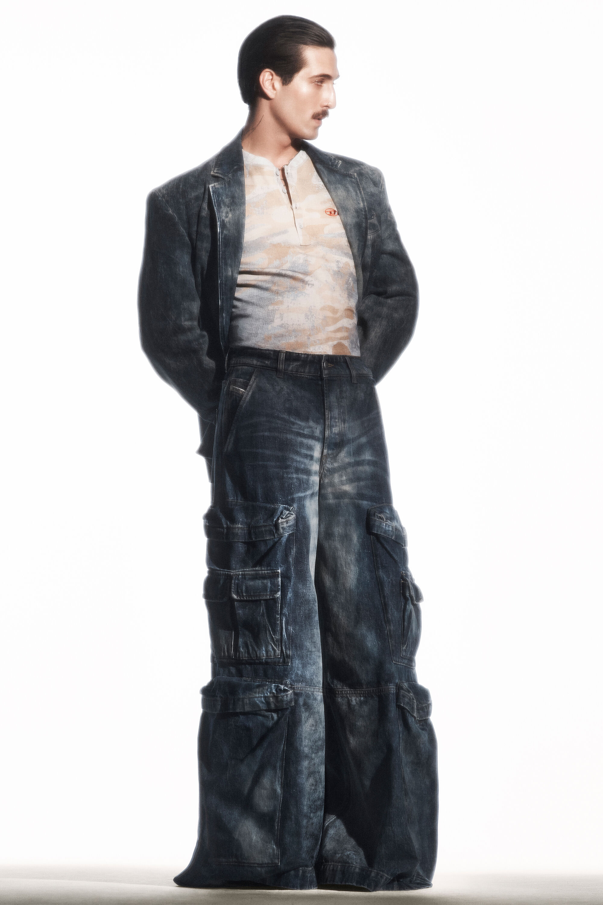 Diesel - Relaxed Jeans D-Giappo 0DBCW Unisex, Blu Scuro - Image 6