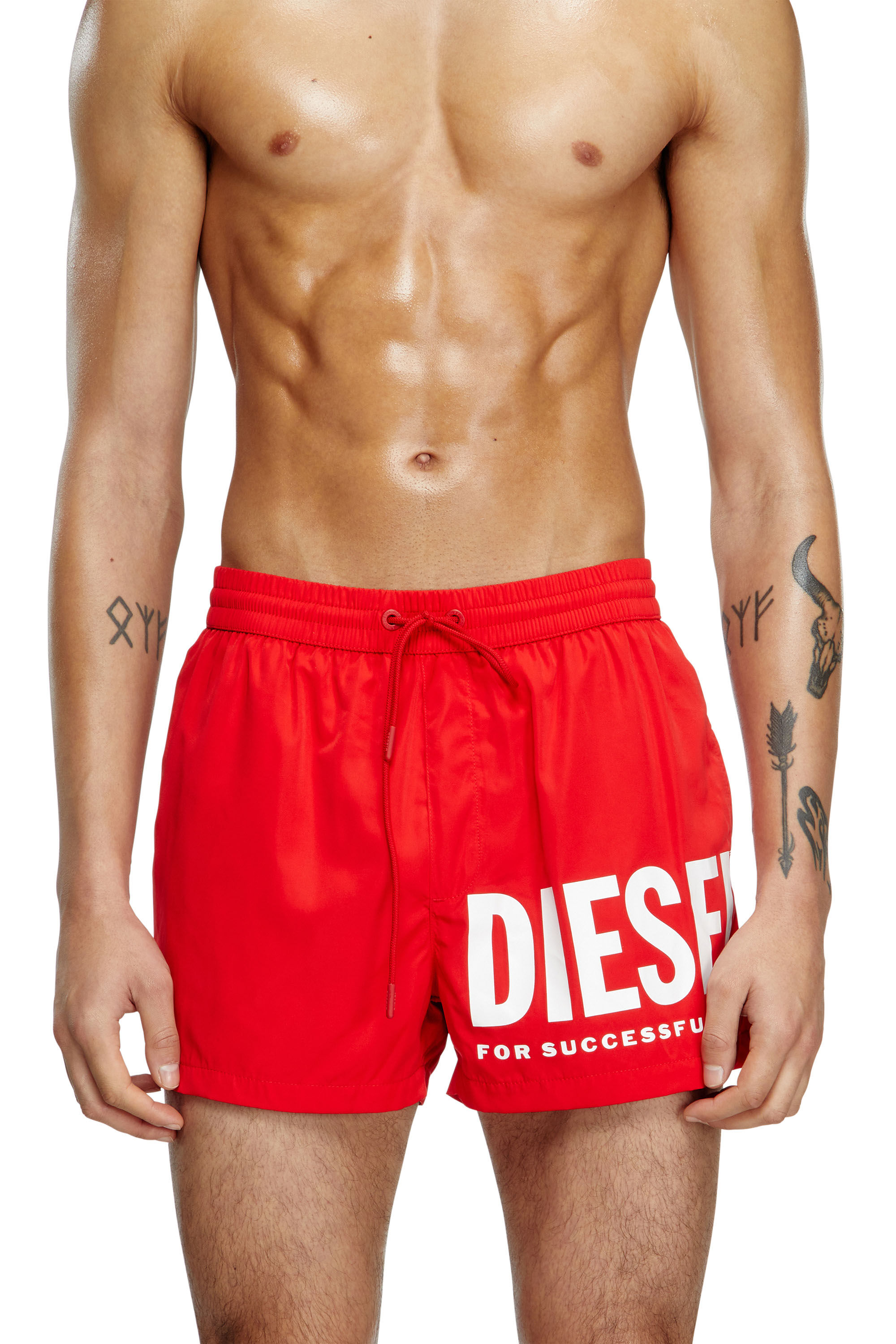 Diesel - MARIO-34-D-CORE, Boxer da mare con stampa logo Uomo in Multicolor - 1