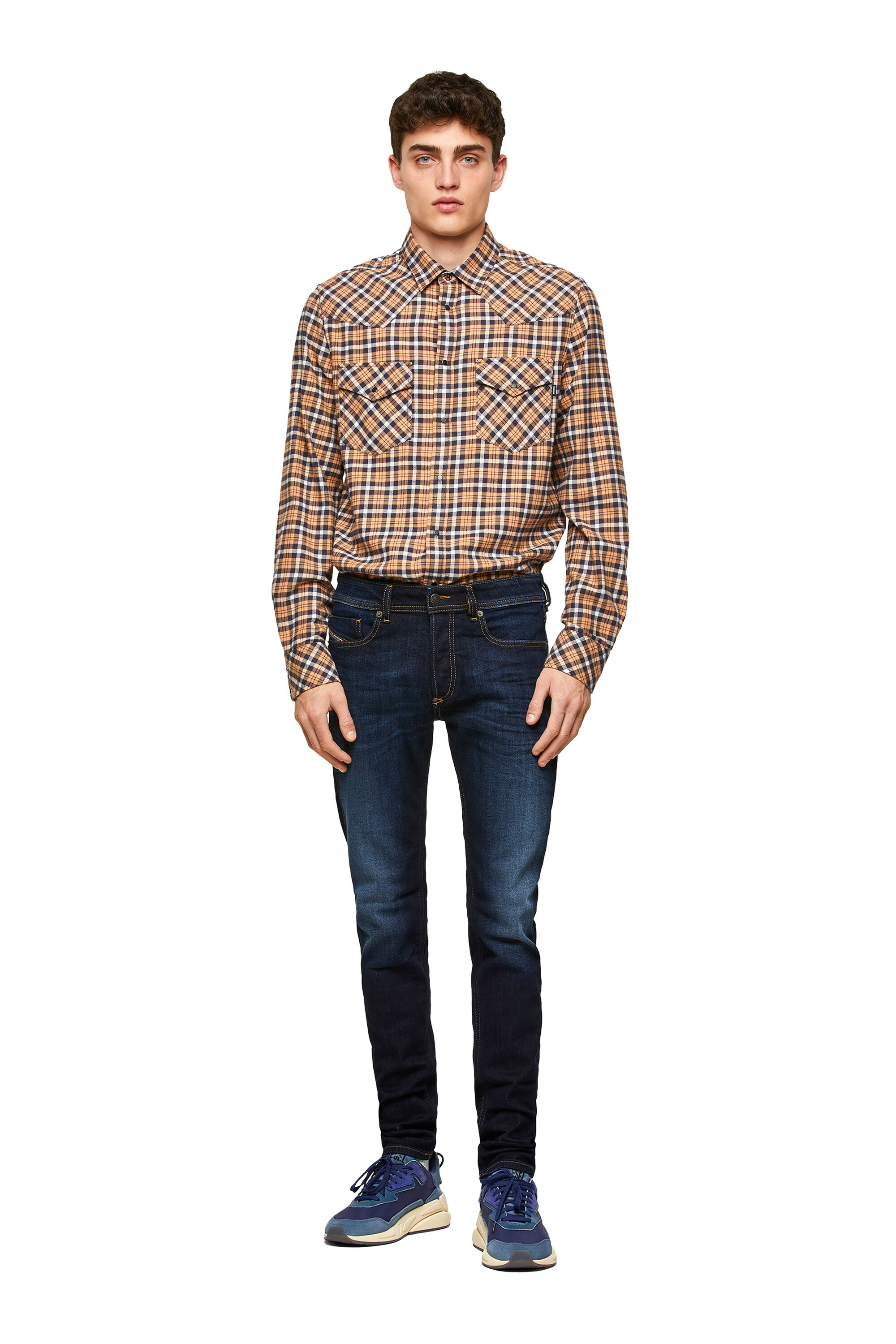Jeans caviglia stretta uomo online