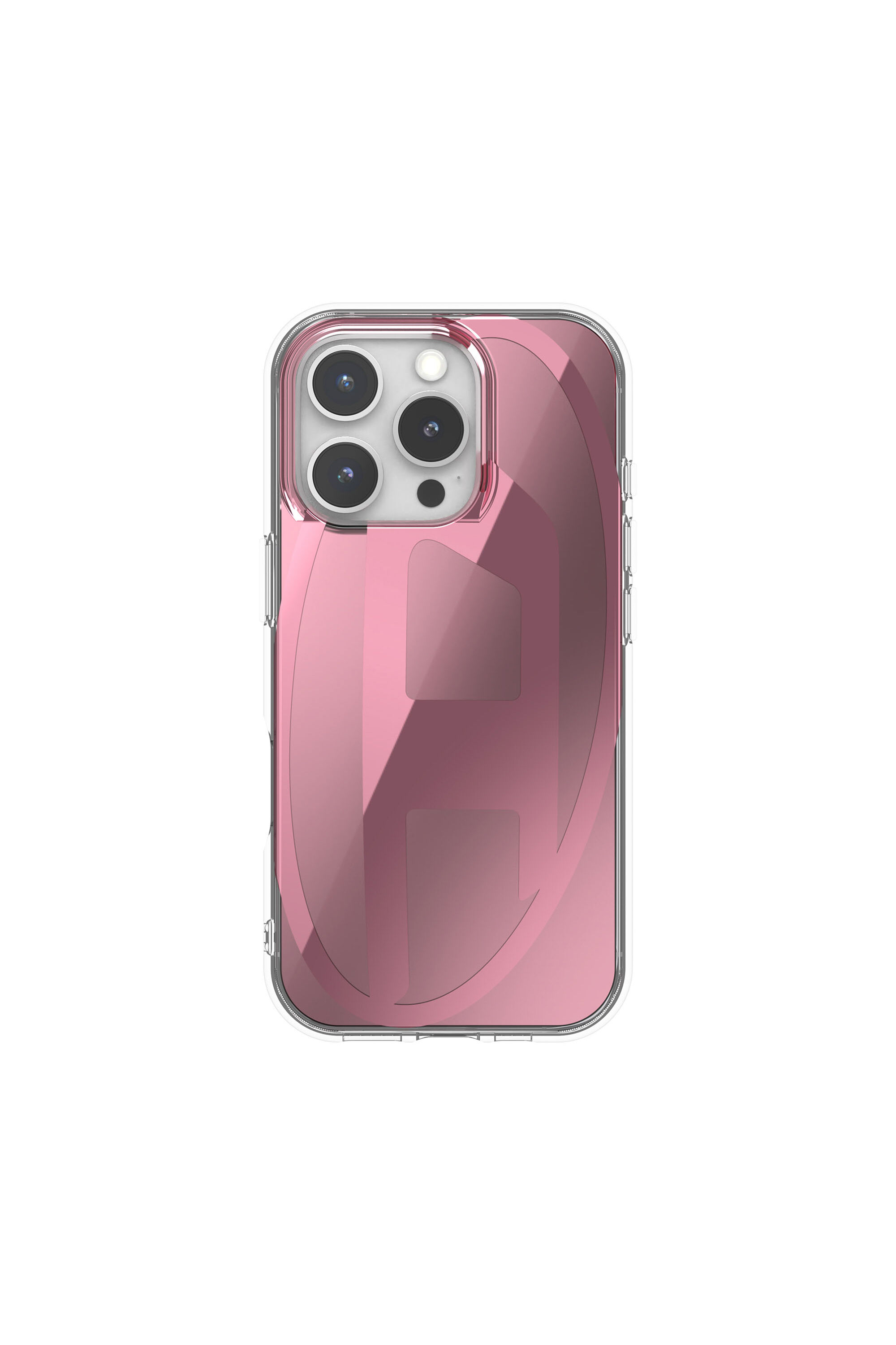 Diesel - 60164 AOP CASE, Cover Oval D per iP 16 Pro Unisex in Rosa - 3