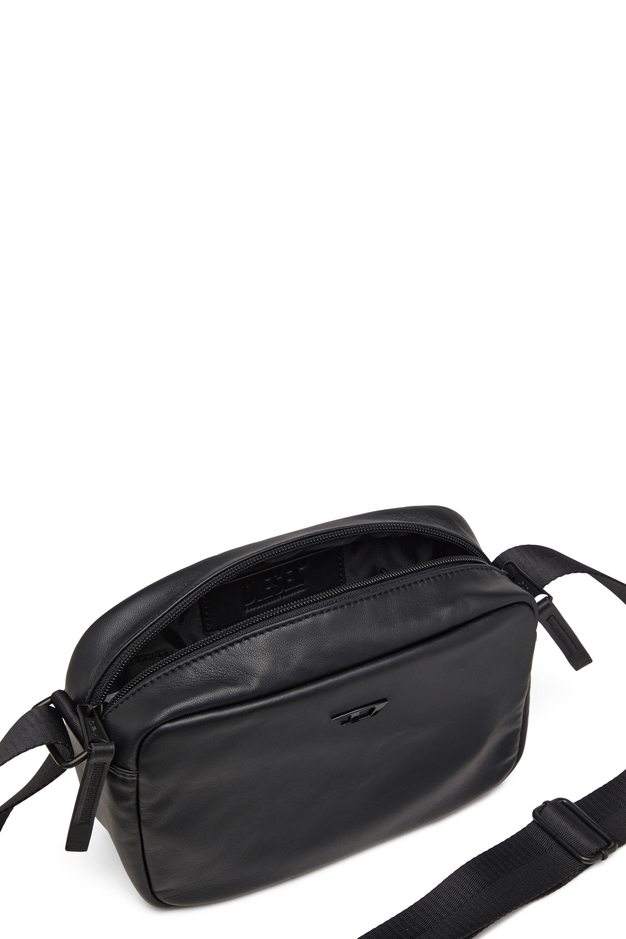 Diesel - RAVE CAMERA BAG X, Rave-Camera bag in nappa Uomo in Nero - 2