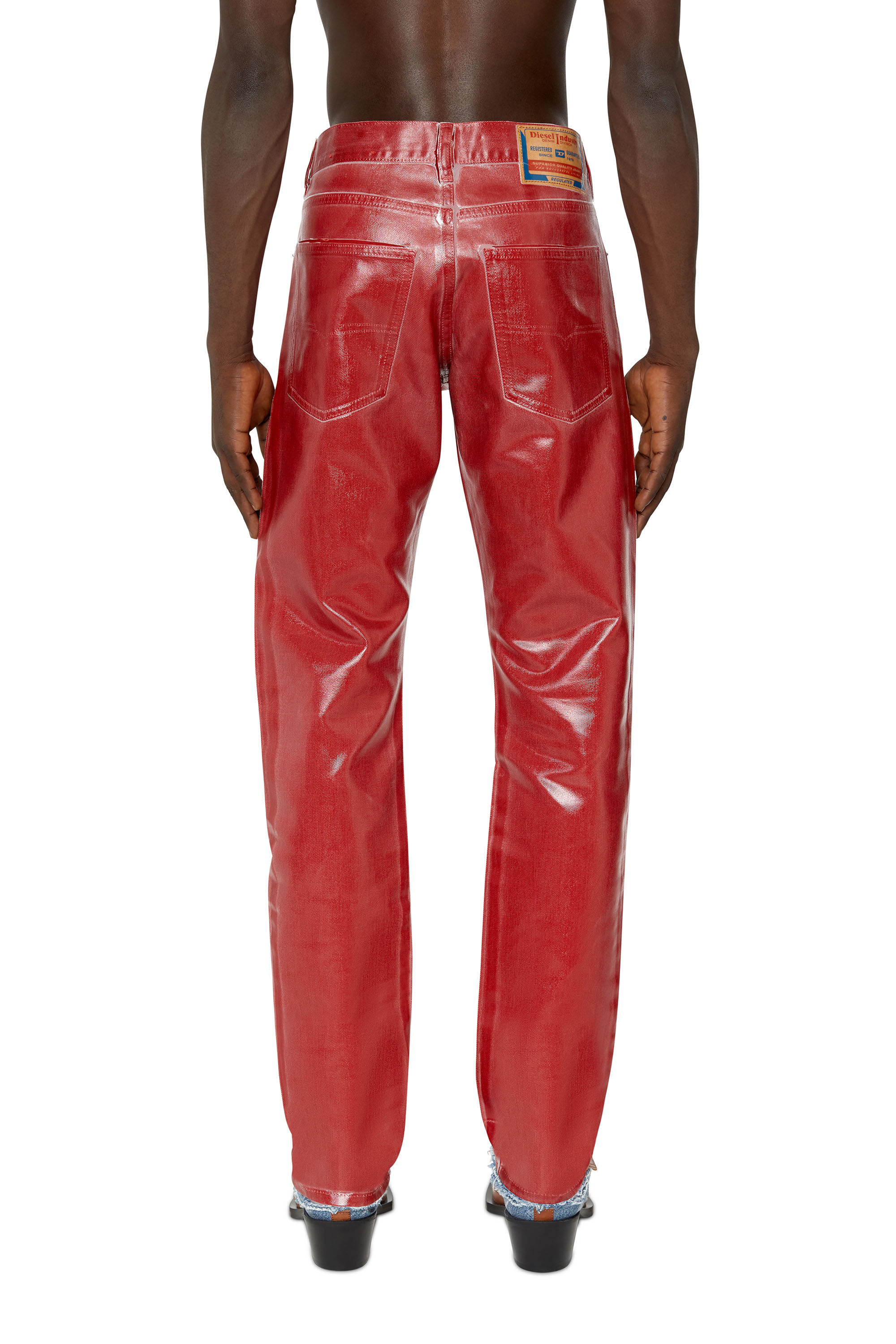 Diesel - 1995 D-Sark 09E50 Straight Jeans, Rosso - Image 4