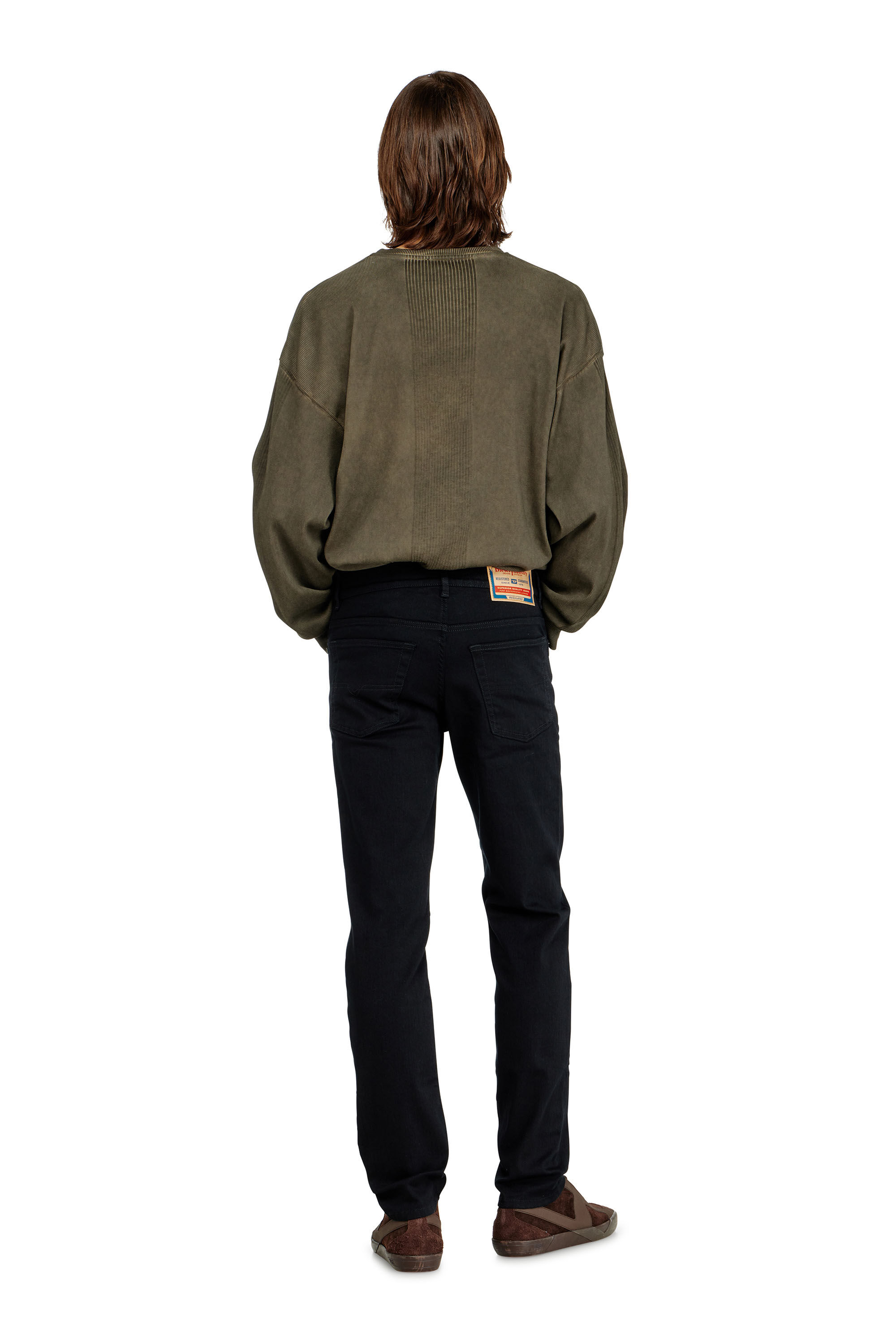 Diesel - Regular Jeans 2023 D-Finitive 069YP Uomo, Nero/Grigio scuro - Image 3