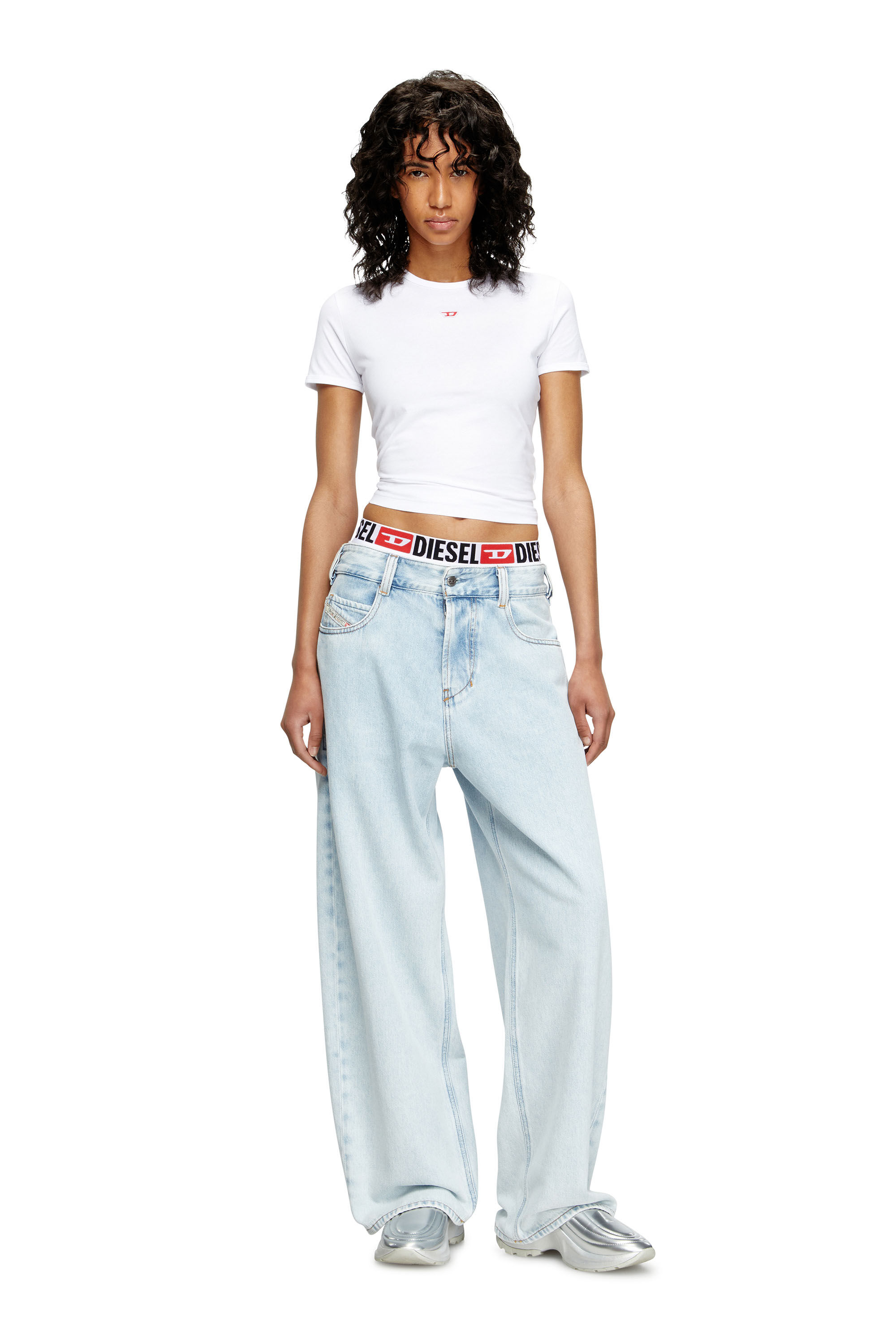 Diesel - Relaxed Jeans 1997 D-Enim-M 09M74 Unisex, Blu Chiaro - Image 5