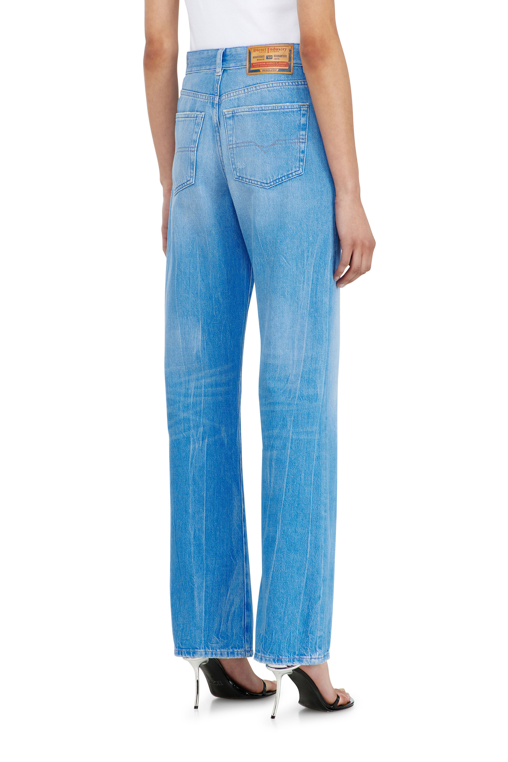 Diesel - Regular Jeans 1971 D-Sent 09P88 Donna, Blu Chiaro - Image 5