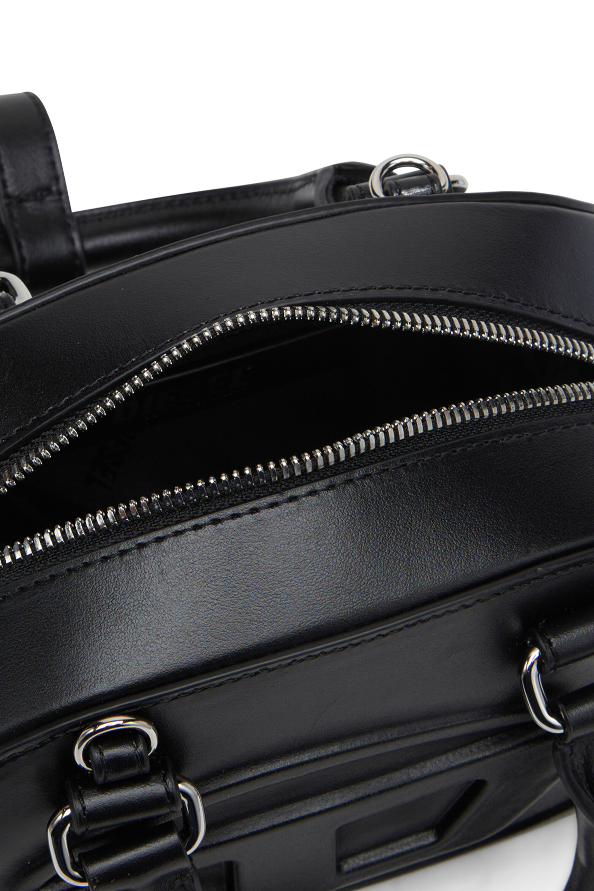 Diesel - 1DR DOME CROSSBODY, 1DR Dome-Borsa bowling mini in pelle Donna in Nero - 3