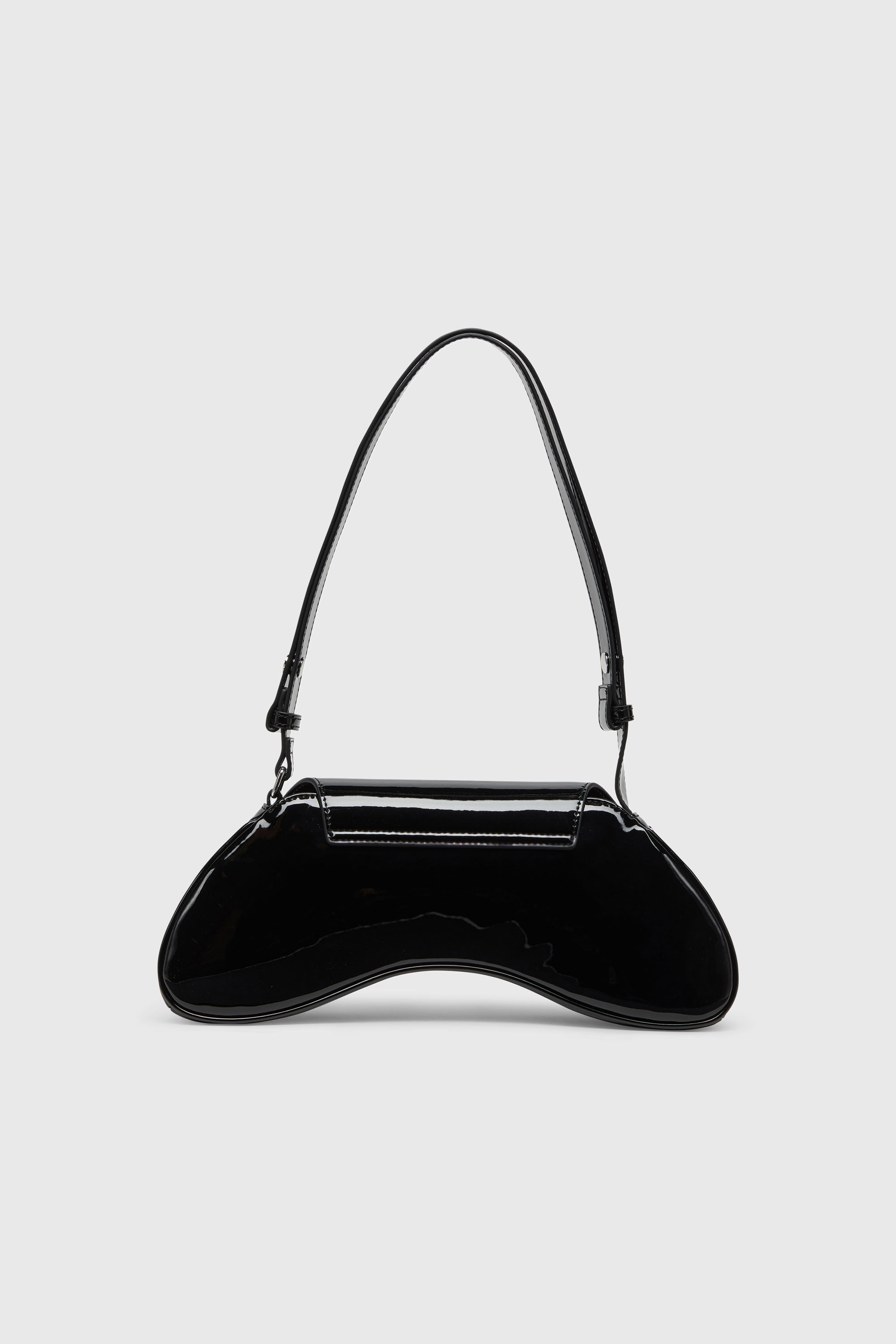 Diesel - PLAY CROSSBODY, Play-Borsa crossbody lucida Donna in Nero - 3