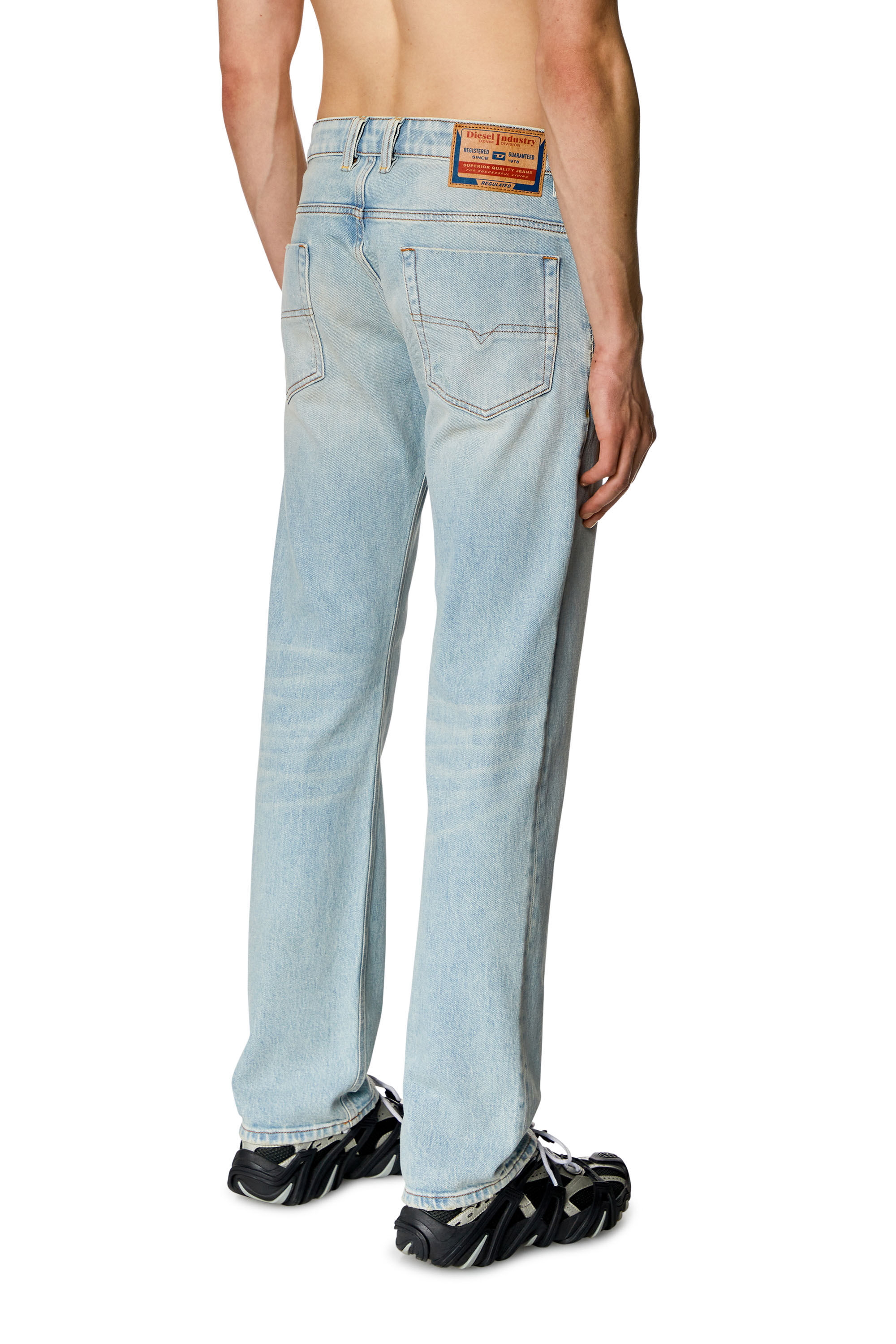 Diesel - Regular Jeans Safado 09H41 Uomo, Blu Chiaro - Image 3