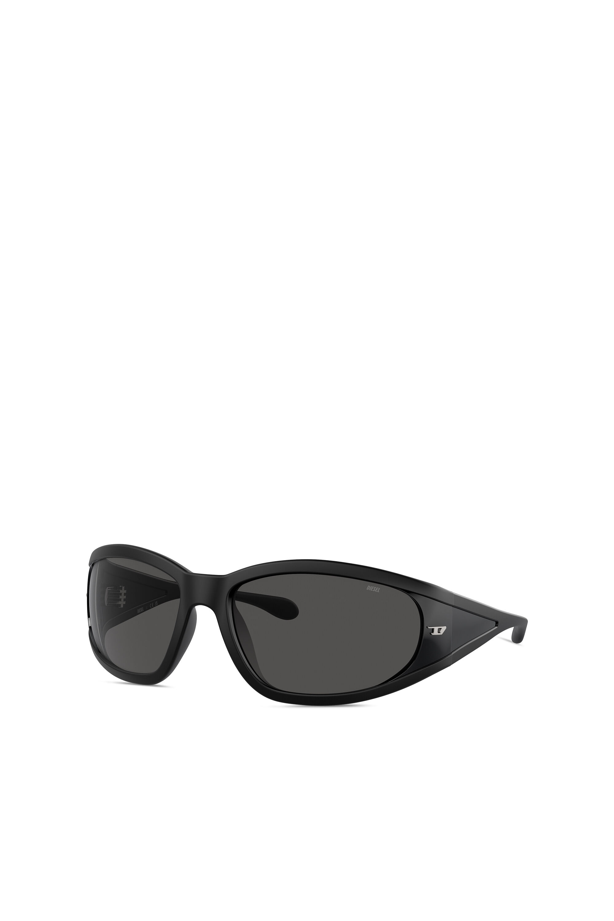 Diesel - 0DL3002, Unisex Rectangular sunglasses in acetate in Black - Image 5
