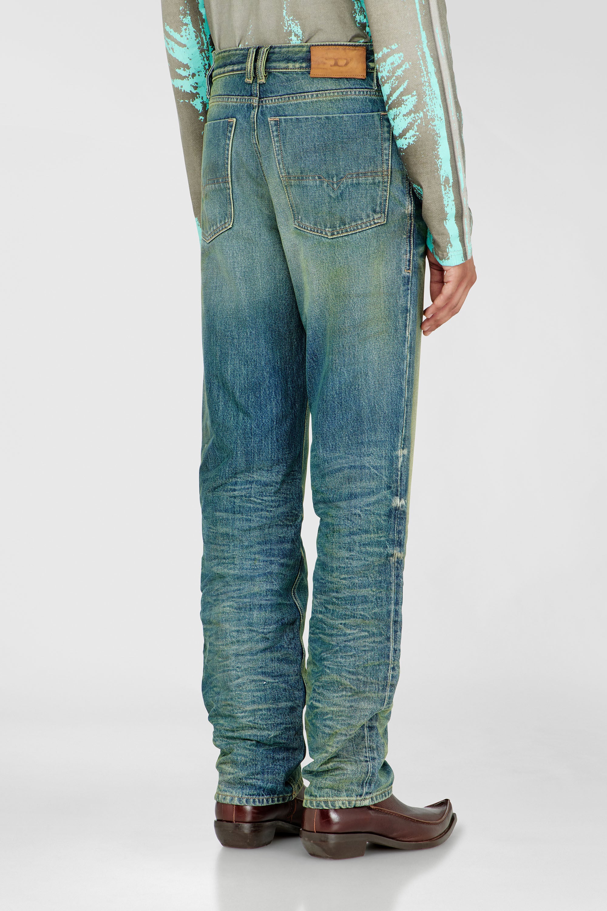 Diesel - Regular Jeans 1991 D-Voeed 007FV Uomo, Blu medio - Image 5