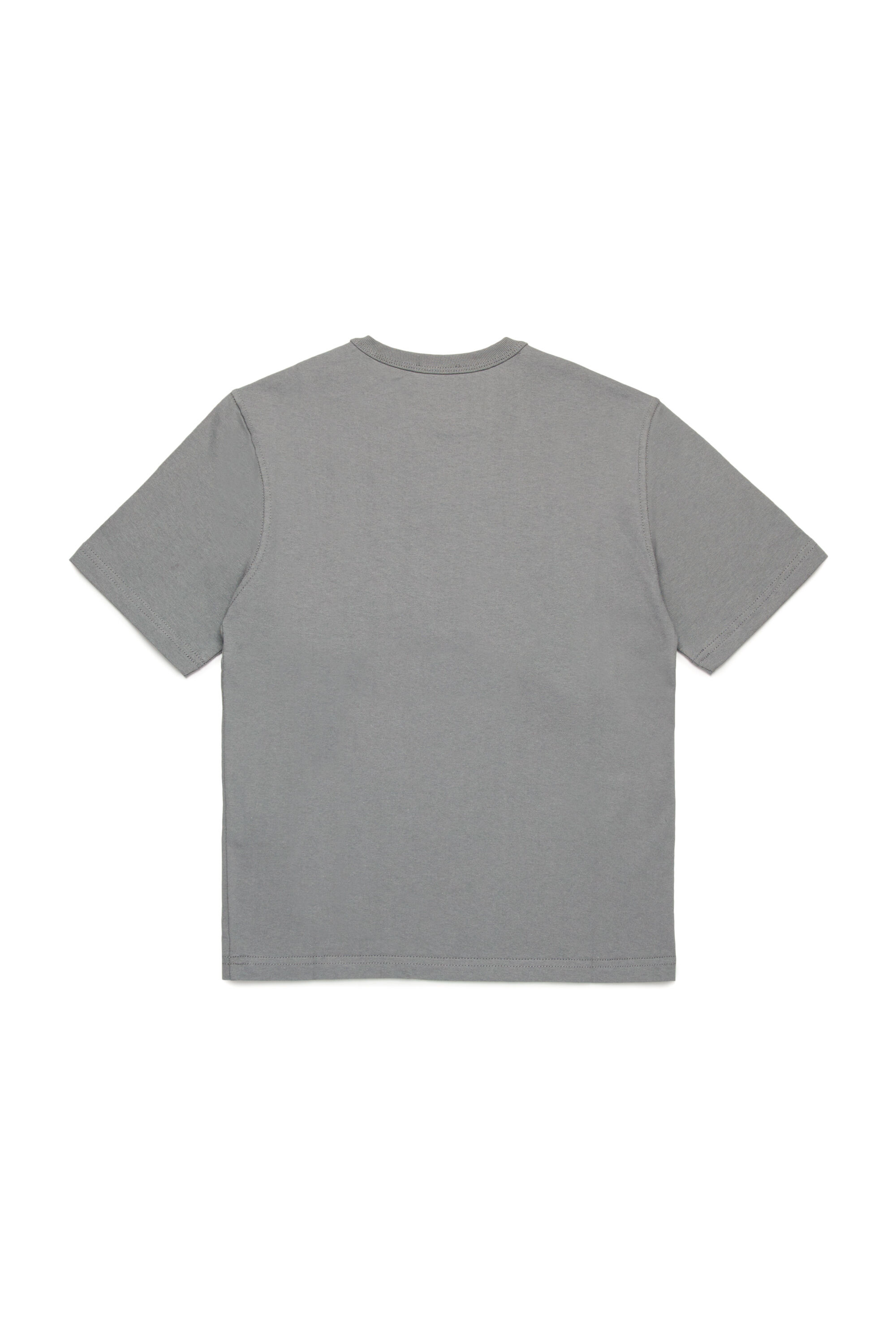 Diesel - TWASHN OVER, T-shirt con logo DSL78 in stile college Uomo in Grigio - 2