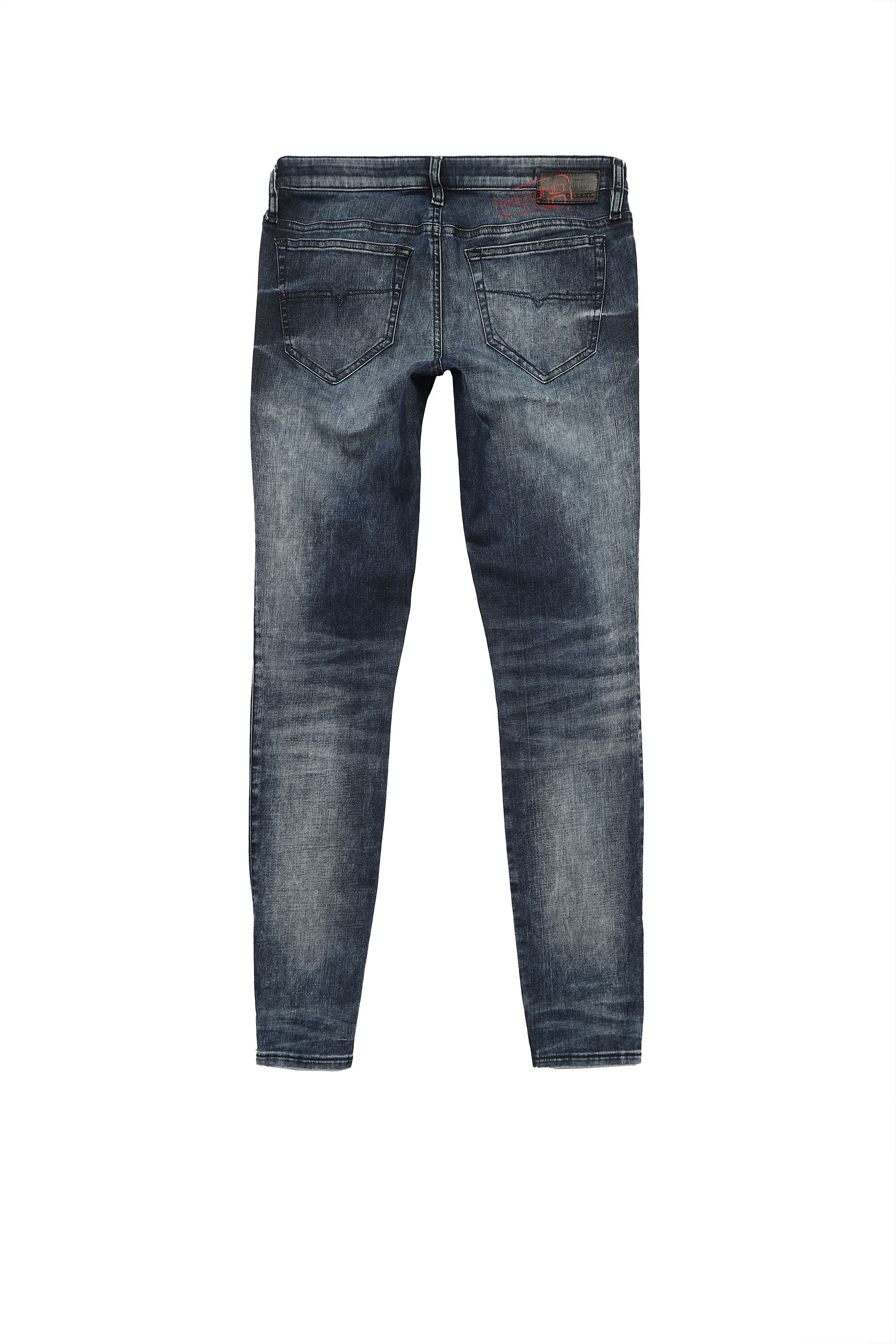 Diesel - SKINZEE-LOW-ZIP, Woman's Diesel Woman - Jeans Dark blue in Dark Blue - 2